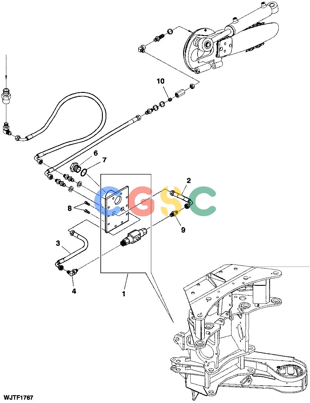 约翰迪尔零件查询HTH470HD - ATTACHMENTS LUBRICATING DEVICE FOR OM SAW UNIT [E03]EPC John Deere online