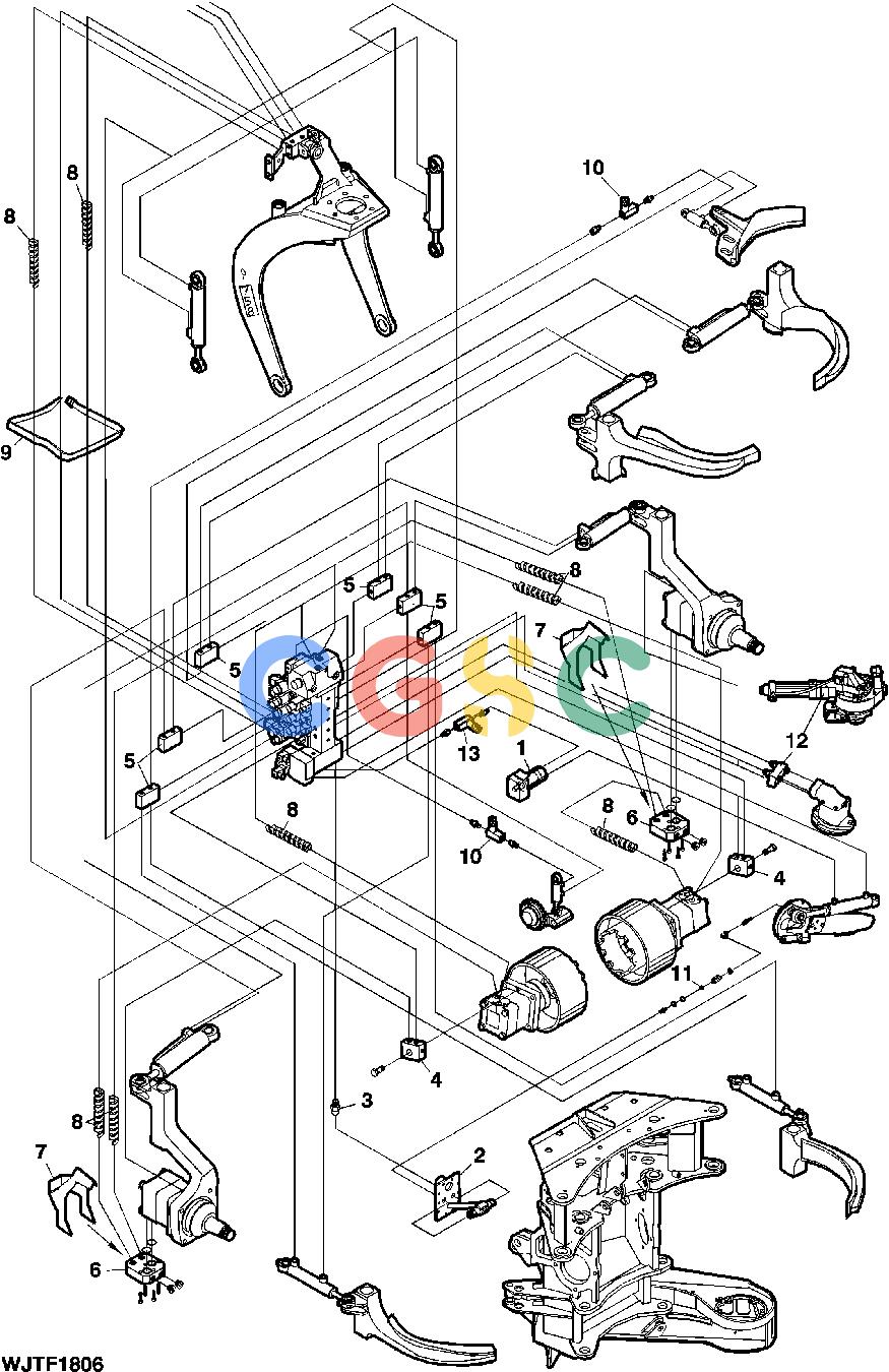 约翰迪尔零件查询HTH470HD - ATTACHMENTS HYDRAULIC COMPONENTS [I05]EPC John Deere online