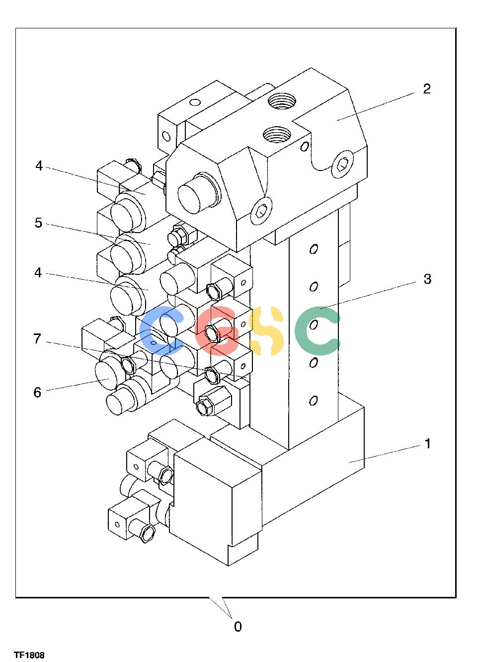 约翰迪尔零件查询HTH470HD - ATTACHMENTS VALVE BLOCK [F09]EPC John Deere online