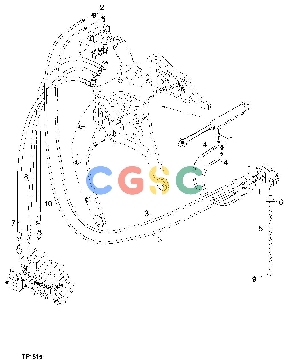 约翰迪尔零件查询HTH470HD - ATTACHMENTS MULTI TREE HANDLING [I19]EPC John Deere online