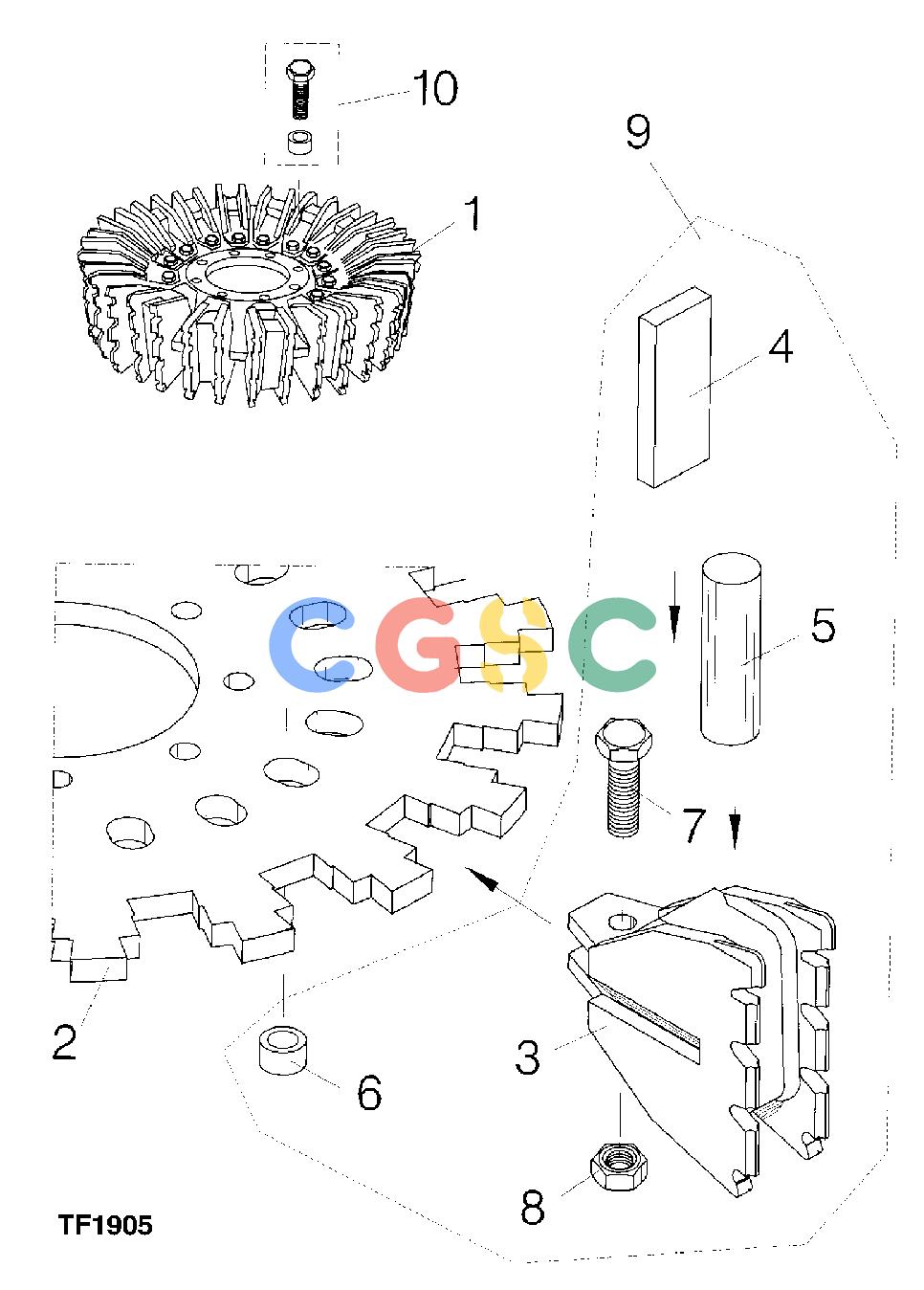 约翰迪尔零件查询HTH470HD - ATTACHMENTS RIB ROLLER [E01]EPC John Deere online