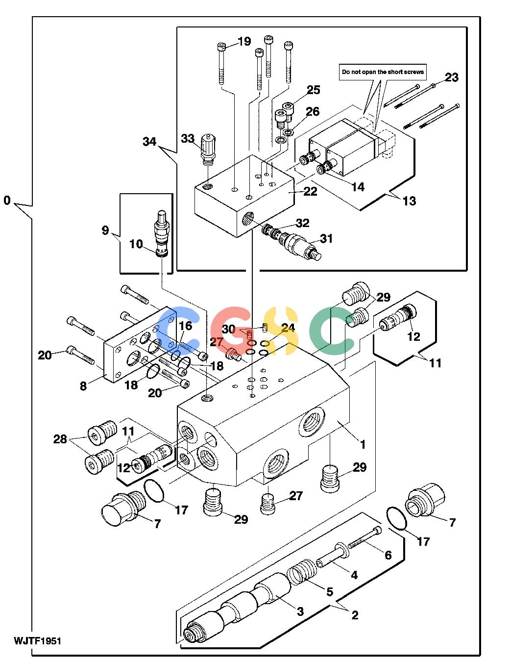 约翰迪尔零件查询HTH470HD - ATTACHMENTS VALVE BLOCK, FEED MOTOR TO SERIAL NUMBER EJ0758D001711 [F17]EPC John Deere online