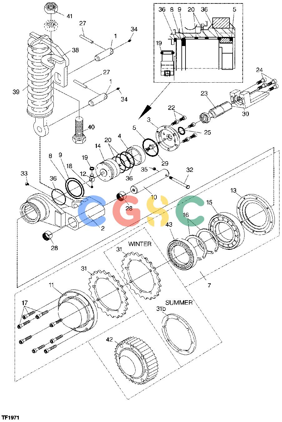 约翰迪尔零件查询HTH470HD - ATTACHMENTS MEASURING WHEEL WHO470D000020-0078 [C17]EPC John Deere online