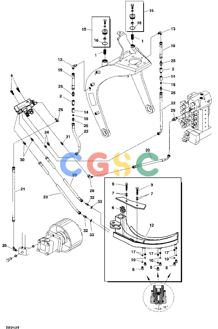 约翰迪尔零件查询HTH470HD - ATTACHMENTS PAINT MARKING DEVICE KNIVES TO SERIAL NO. -XXX [I09]EPC John Deere online