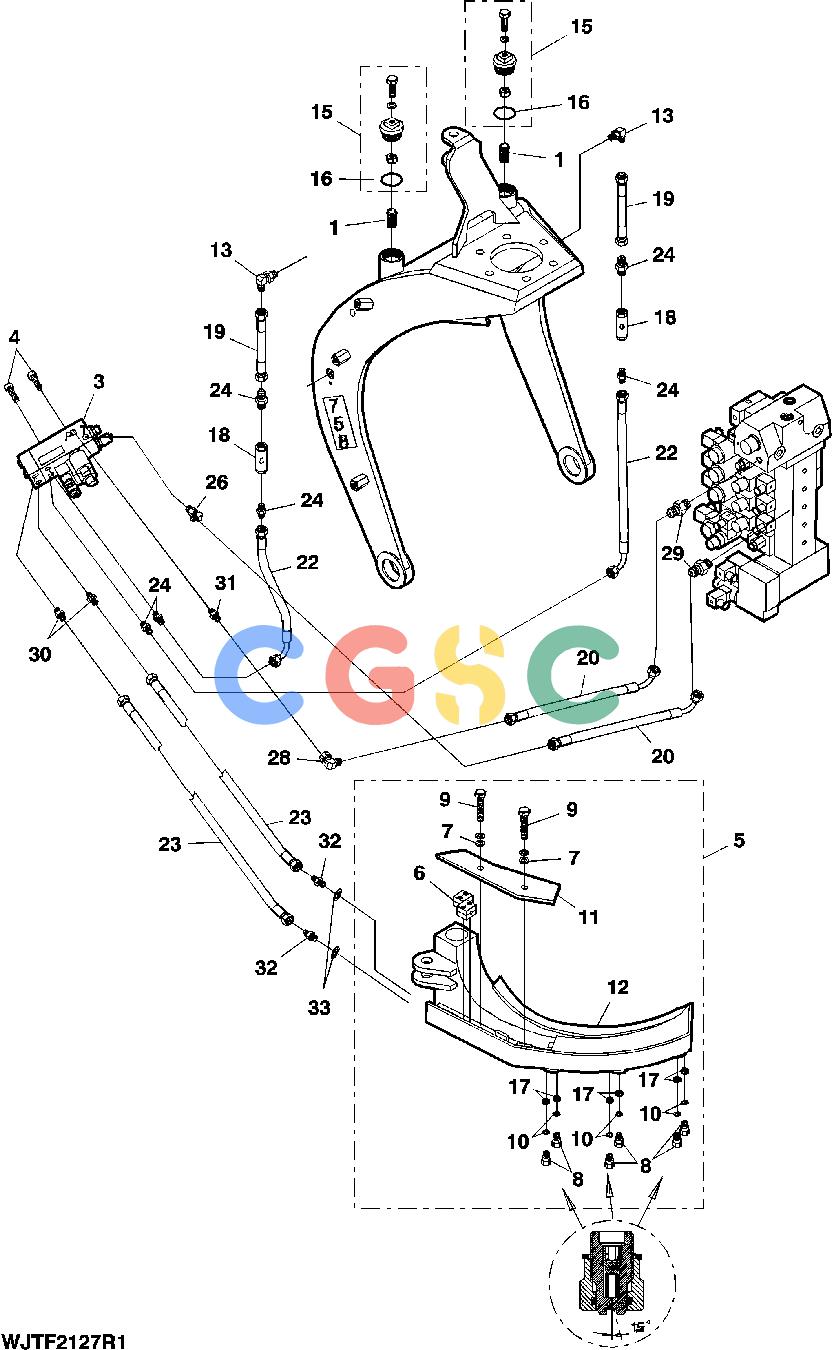 约翰迪尔零件查询HTH470HD - ATTACHMENTS PAINT MARKING DEVICE KNIVES FROM SERIAL NO. XXX- [I11]EPC John Deere online