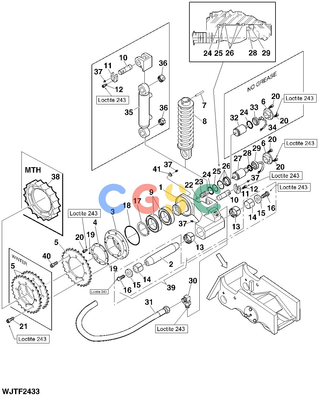 约翰迪尔零件查询HTH470HD - ATTACHMENTS MEASURING WHEEL WHO470D000079... [C19]EPC John Deere online