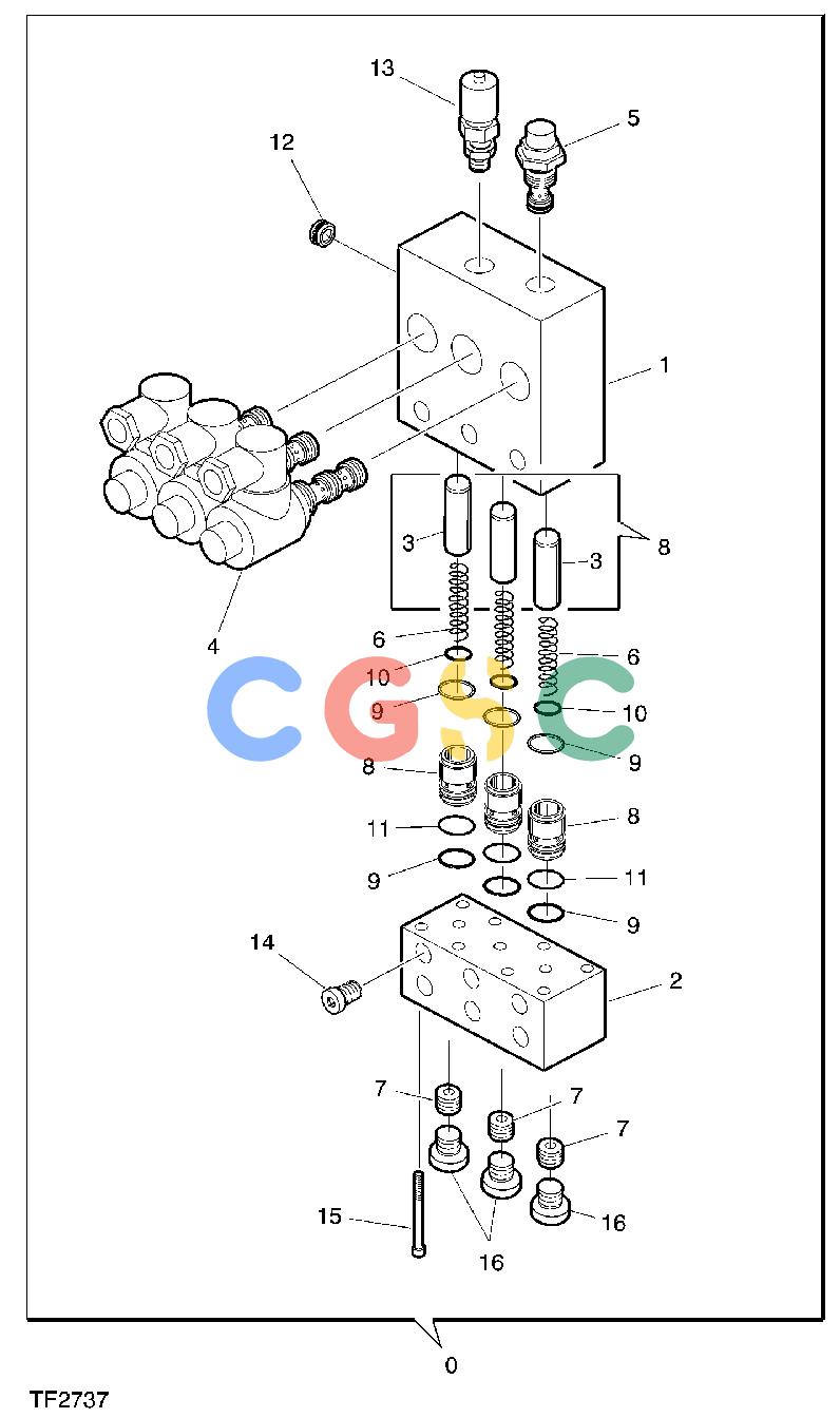 约翰迪尔零件查询HTH470HD - ATTACHMENTS PAINT MARKING PUMP [E23]EPC John Deere online