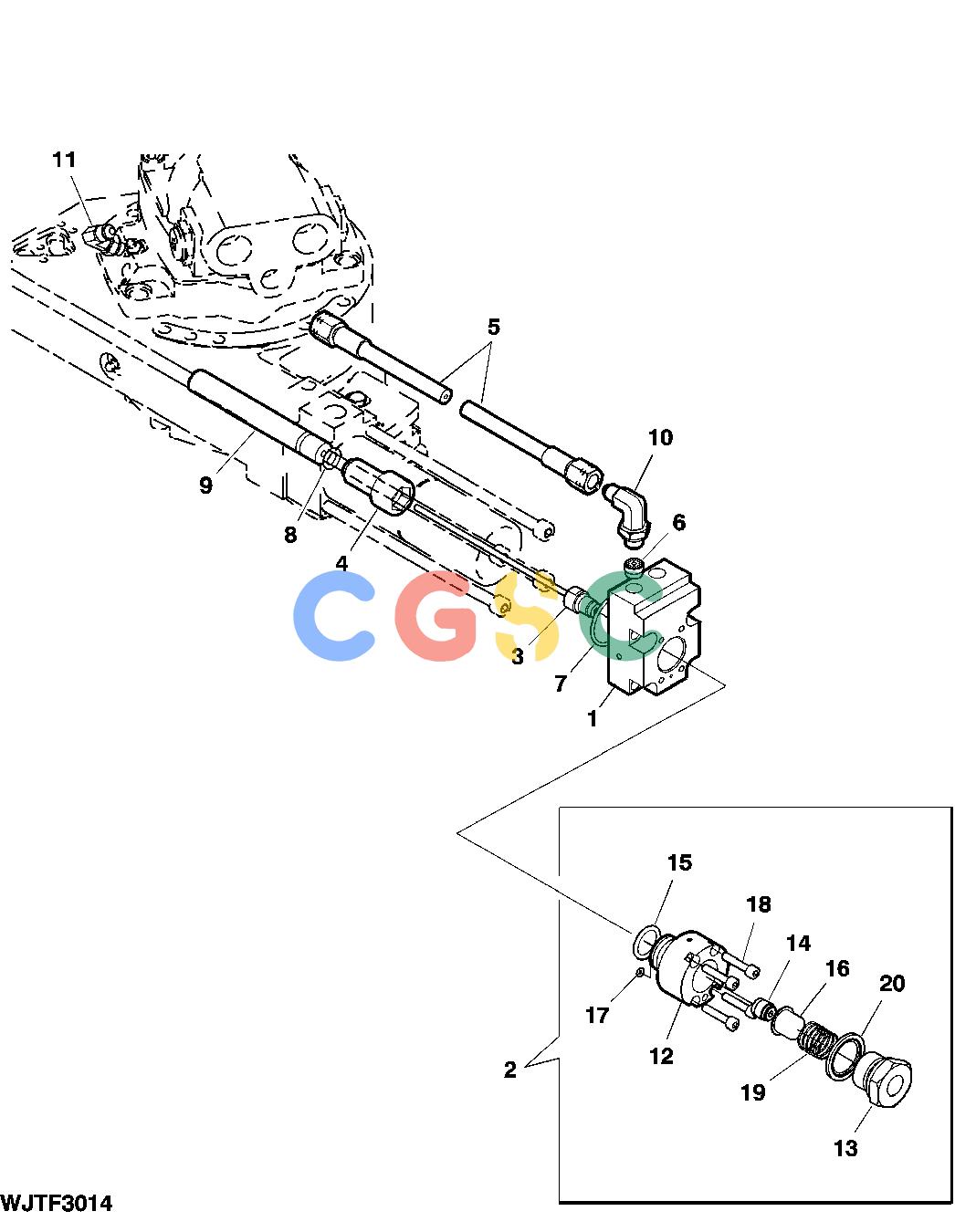 约翰迪尔零件查询HTH250 - ATTACHMENTS LUBRICATION PUMP, SUPERCUT 100 ( HULTDIN'S SUPERCUT SERIAL NUMBER 035-878... ) [B07]EPC John Deere online
