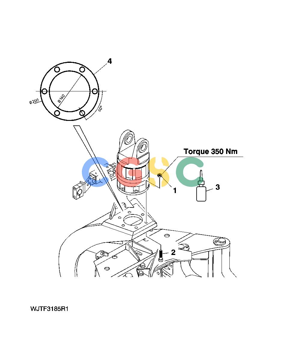 约翰迪尔零件查询HTH470HD - ATTACHMENTS ROTATOR FASTENING [D09]EPC John Deere online