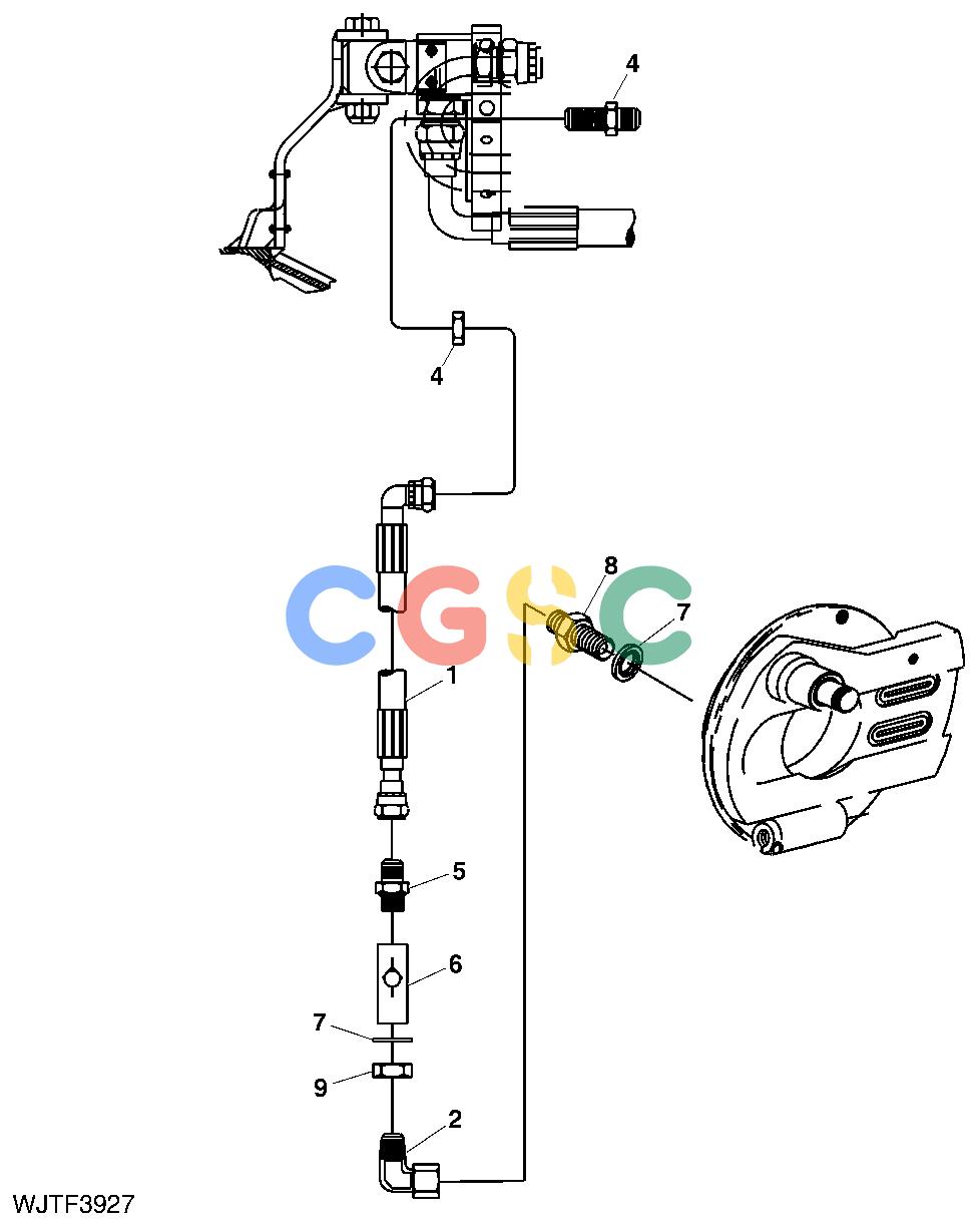 约翰迪尔零件查询HTH470HD - ATTACHMENTS UREA ASSEMBLY FOR OM SAW UNIT [J01]EPC John Deere online