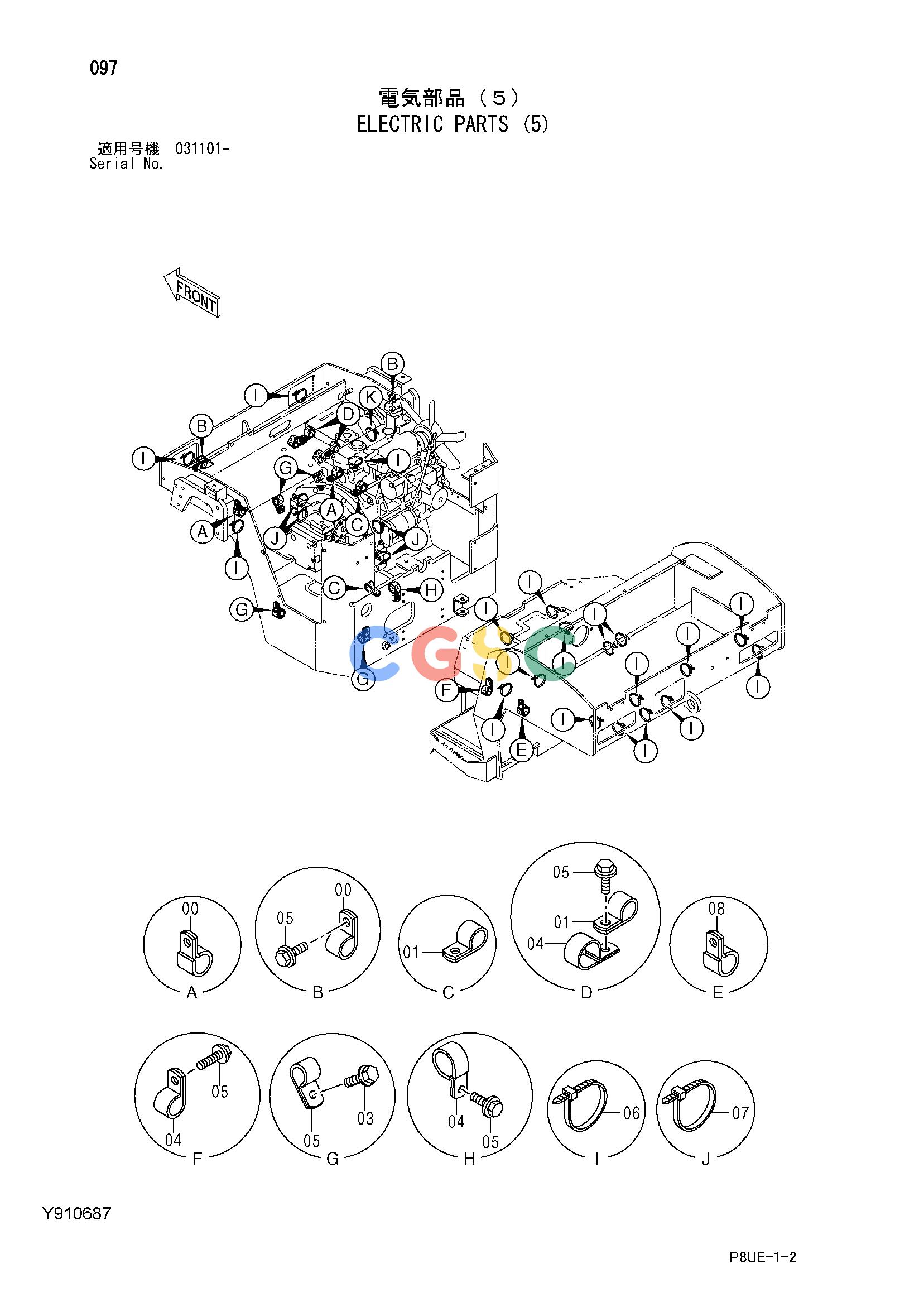 日立零件查询（CC135C-3A）ELECTRIC PARTS (5) Hitachi HOP online