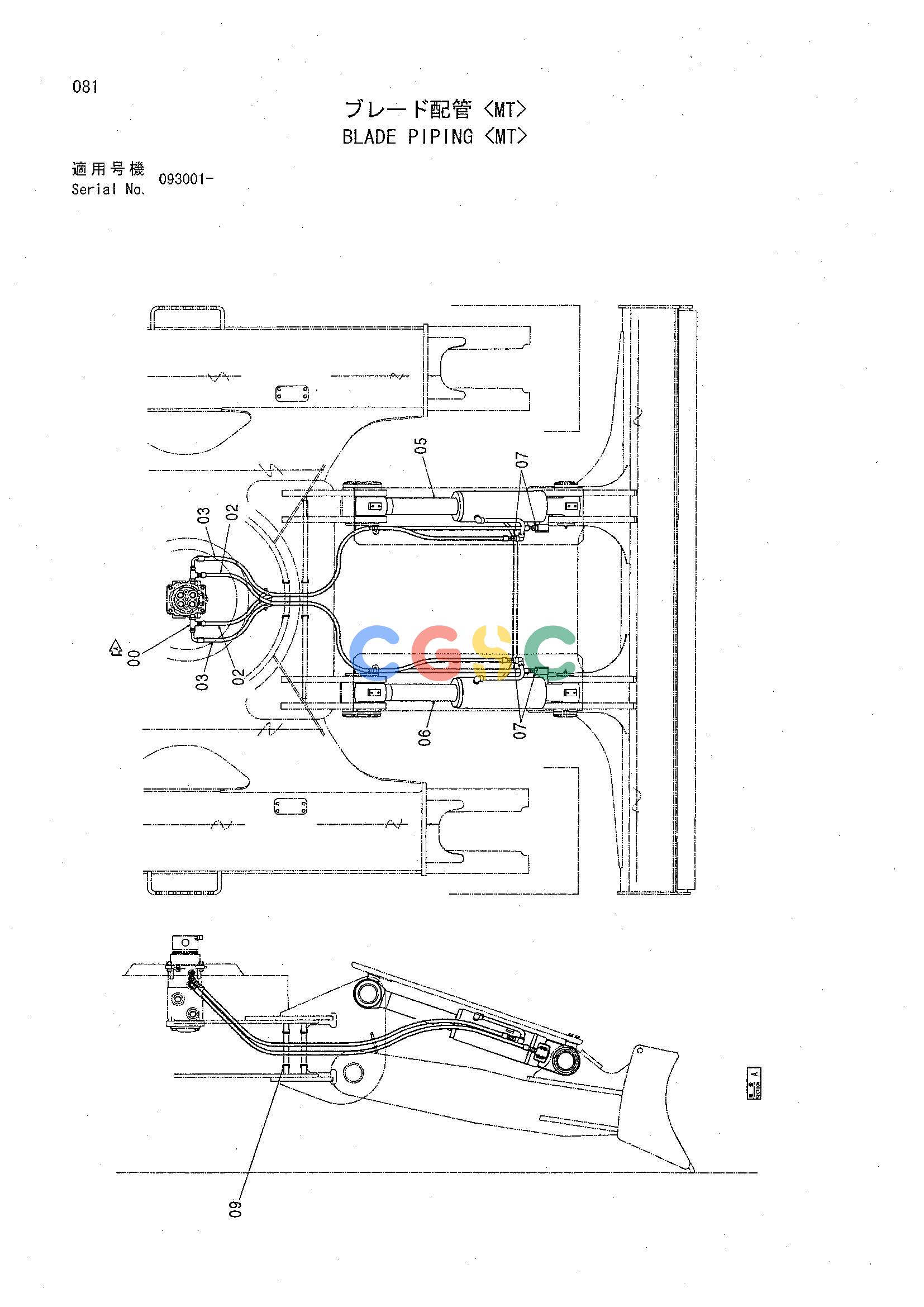日立零件查询（CHR70）BLADE PIPING <MT> Hitachi HOP online