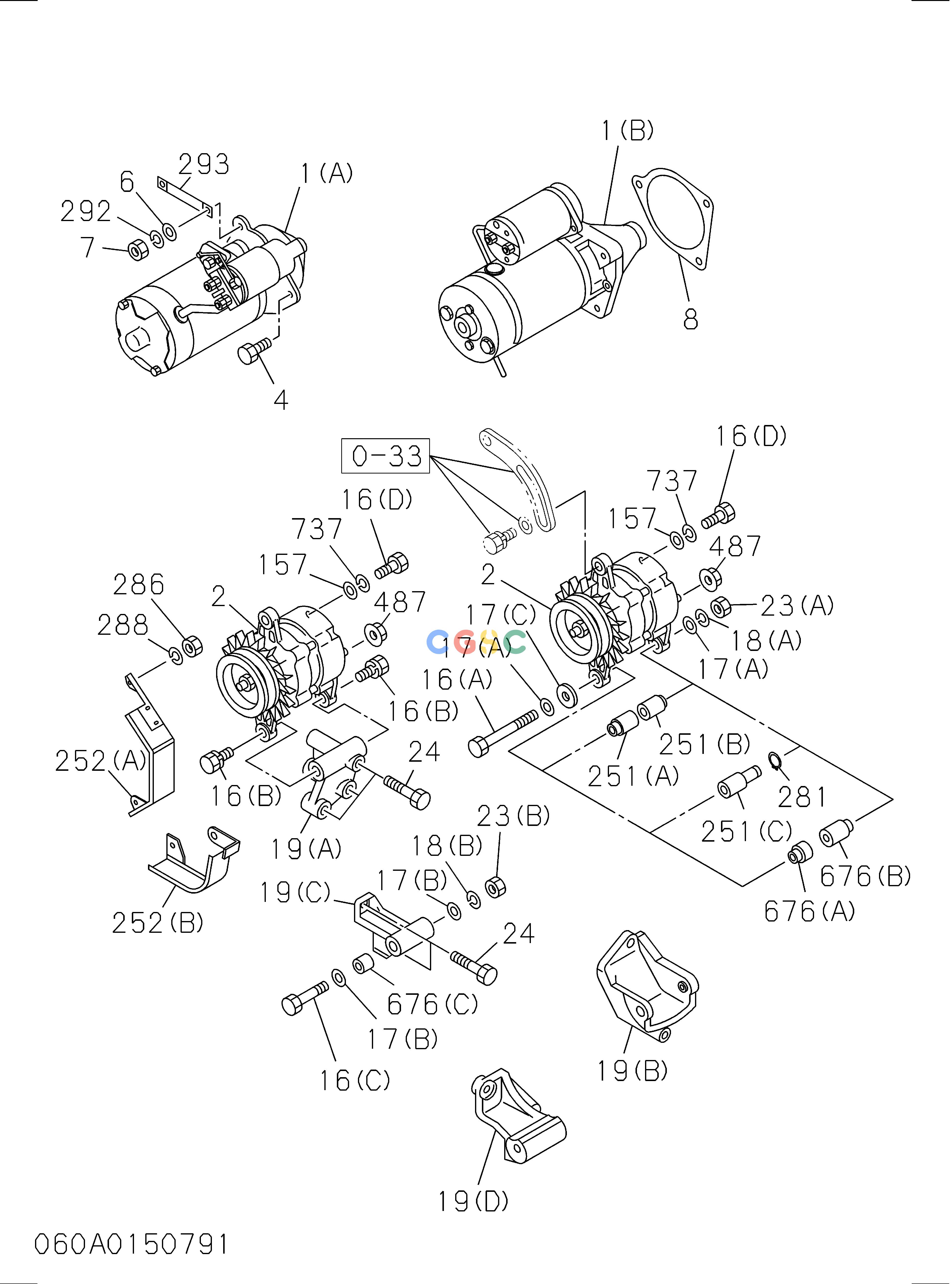 日立零件查询（EX135USR）060: ENGINE ELECTRICAL CONTROL PARTS Hitachi HOP online