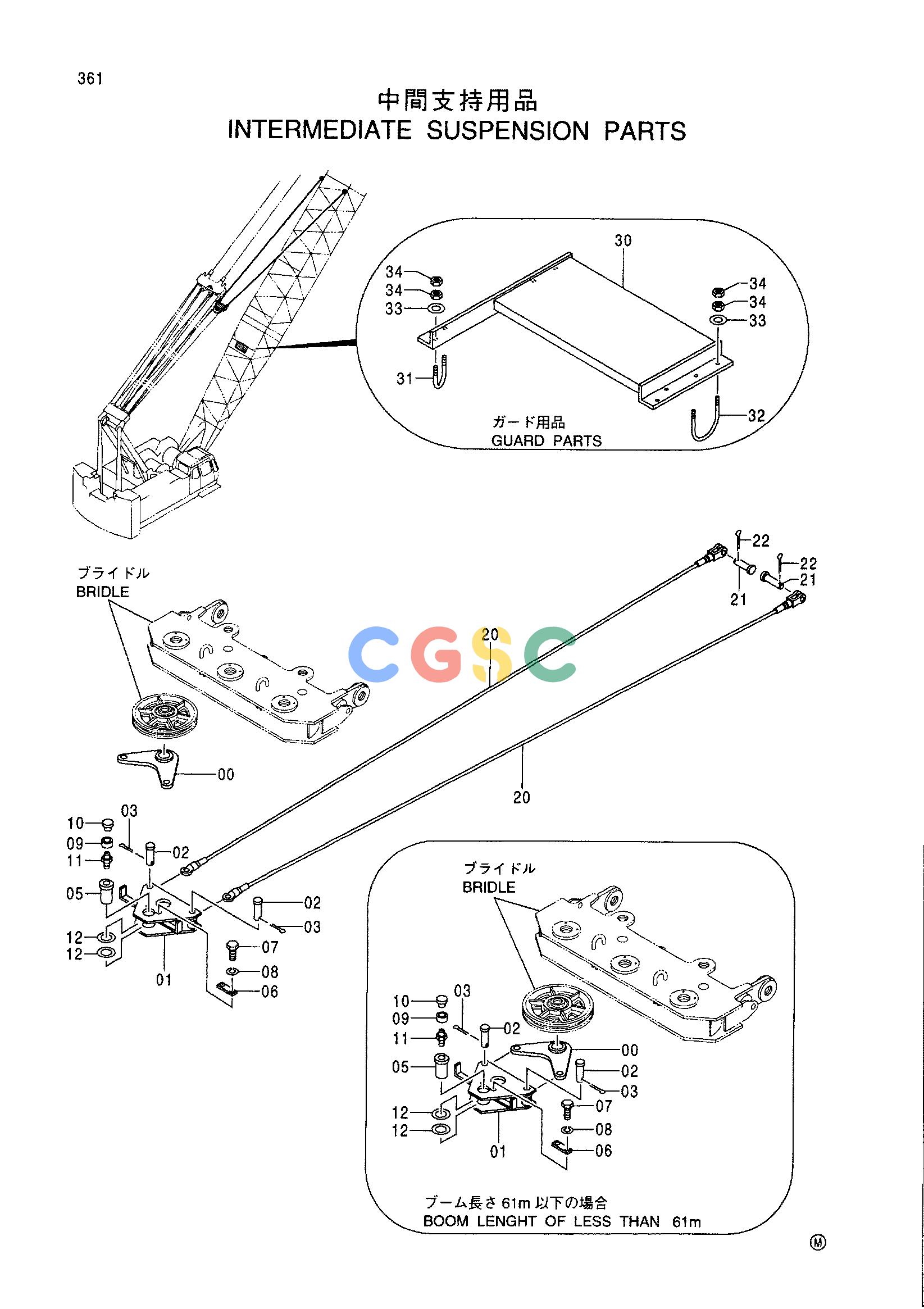 日立零件查询（CX1000）INTERMEDIATE SUSPENSION PARTS Hitachi HOP online