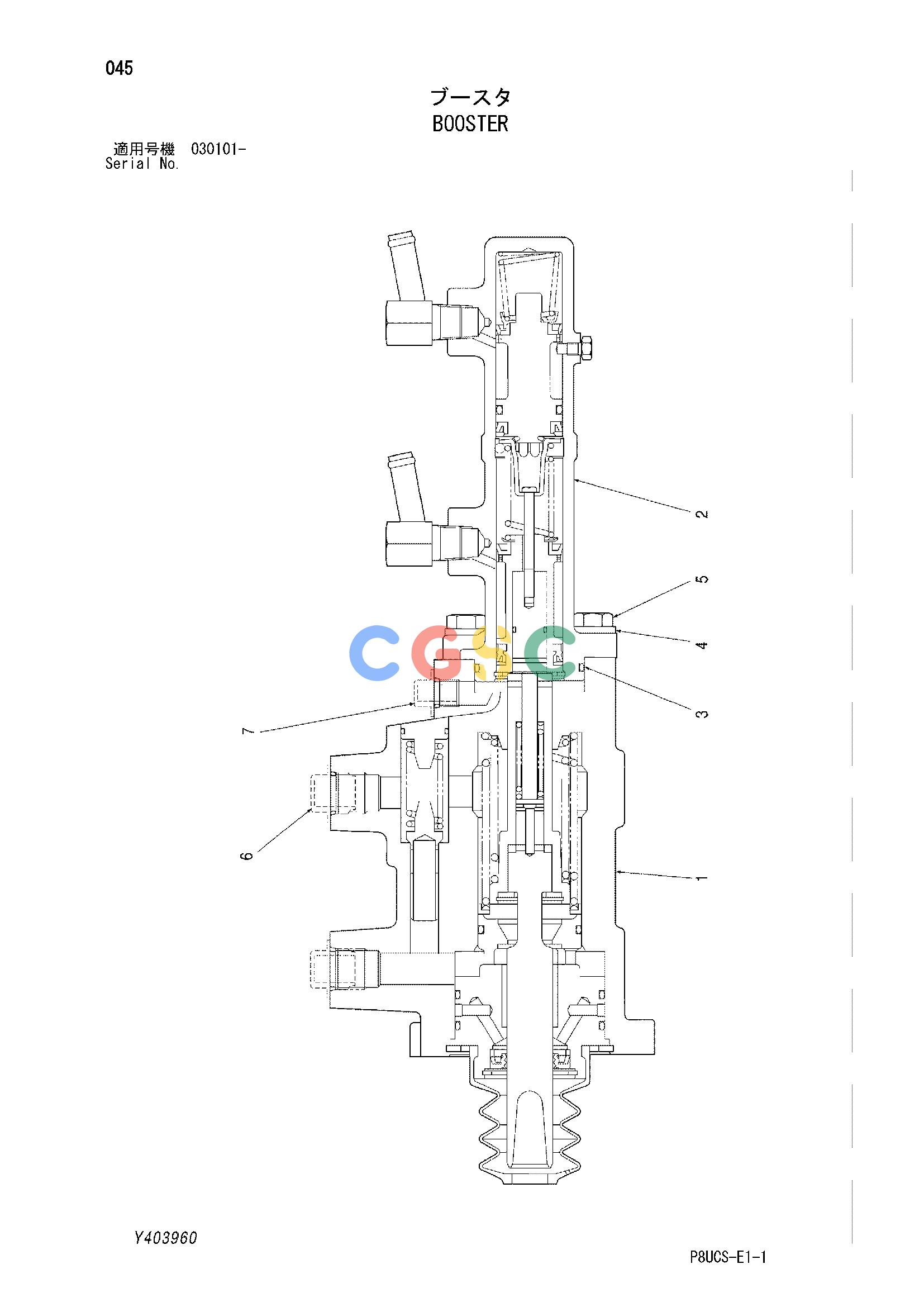 日立零件查询（CP220-3）BOOSTER Hitachi HOP online