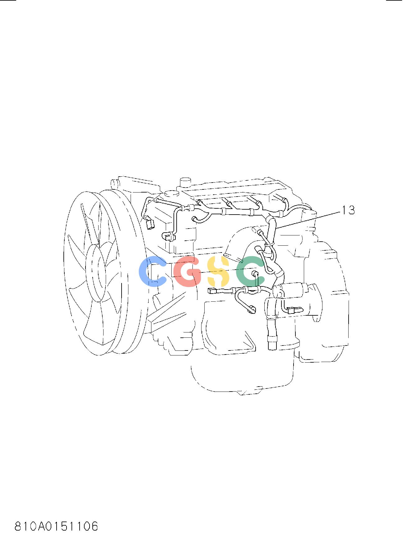 日立零件查询（CP220-3）810: WIRING HARNESS AND FUSE Hitachi HOP online