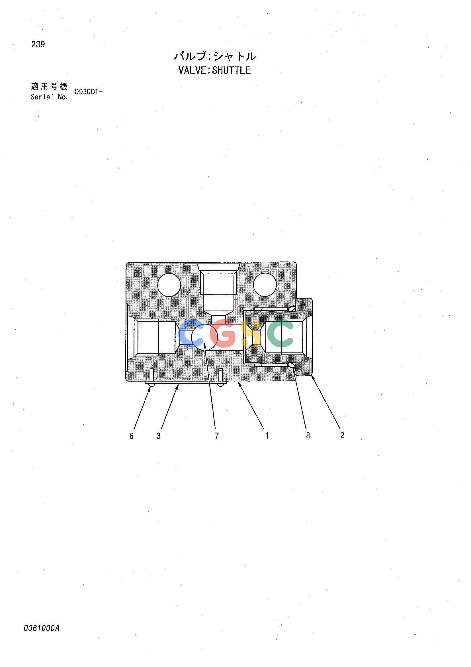 日立零件查询（CHR70）VALVE;SHUTTLE Hitachi HOP online