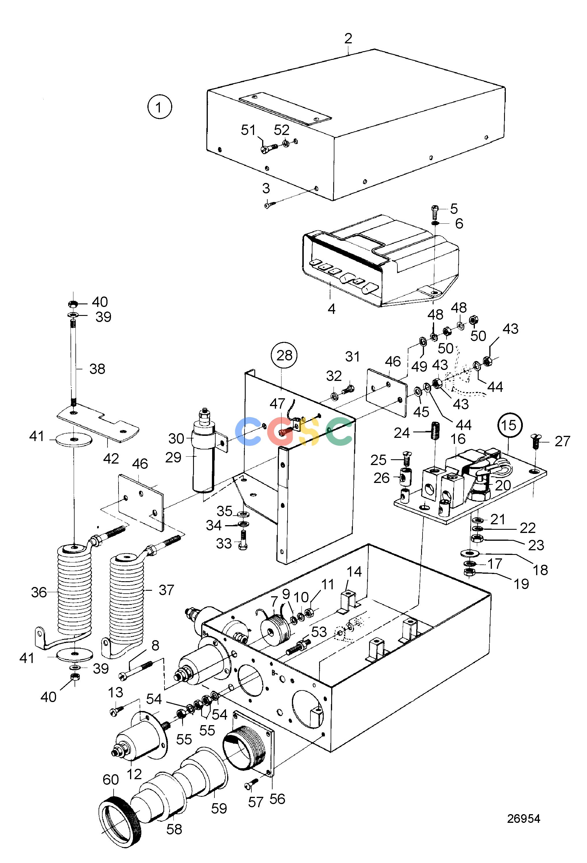 沃尔沃零件查询MD70B; MD70BK; TMD70B; THAMD70B; TAMD70B; AQD70BL; AQD70BElectrical SystemCharging Relay: 823851EPC Volvo Penta Parts catalog