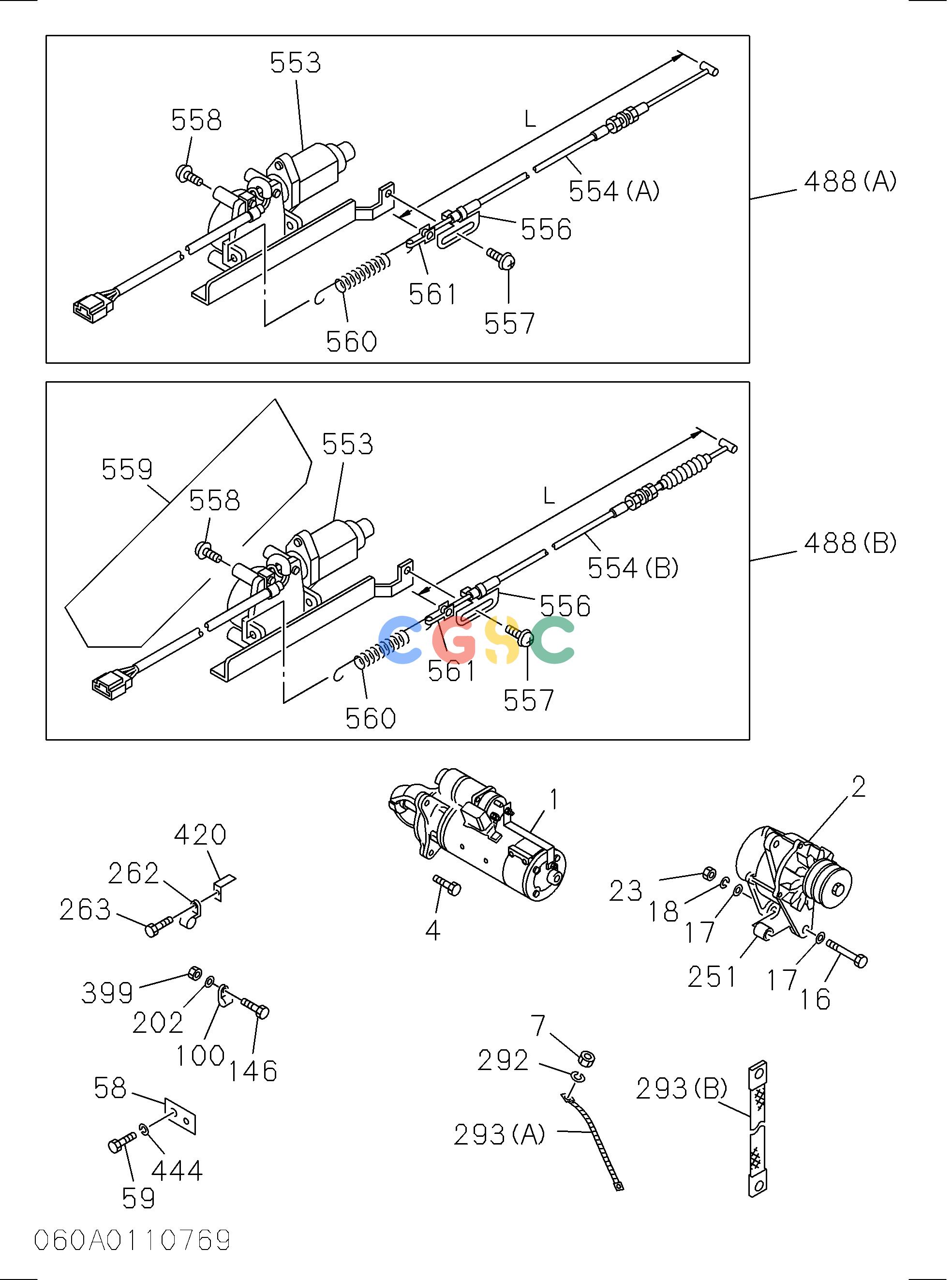 日立零件查询（CX1000-C）ENGINE ELECTRICAL CONTROL PARTS Hitachi HOP online
