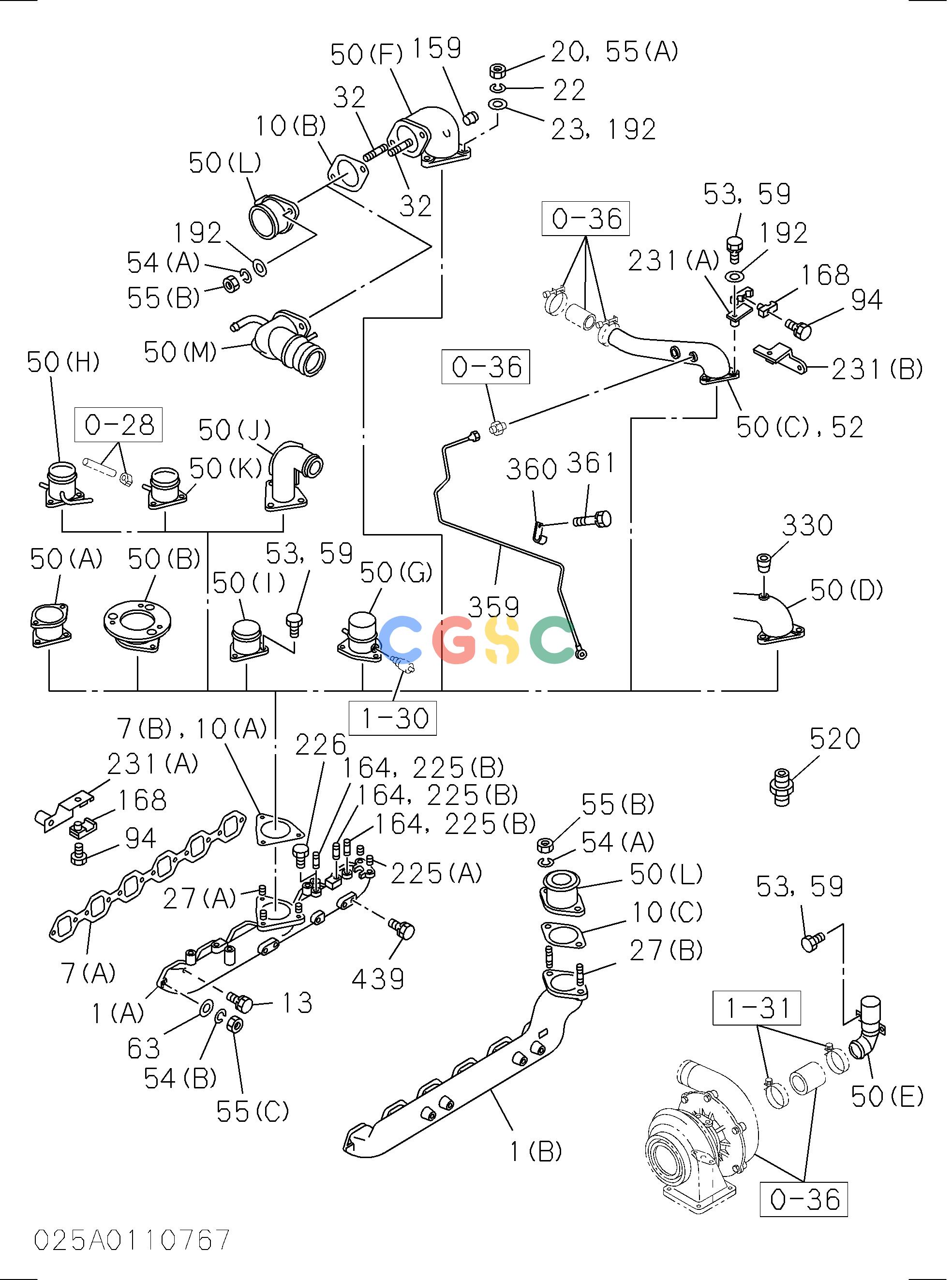 日立零件查询（CG45）INLET MANIFOLD Hitachi HOP online