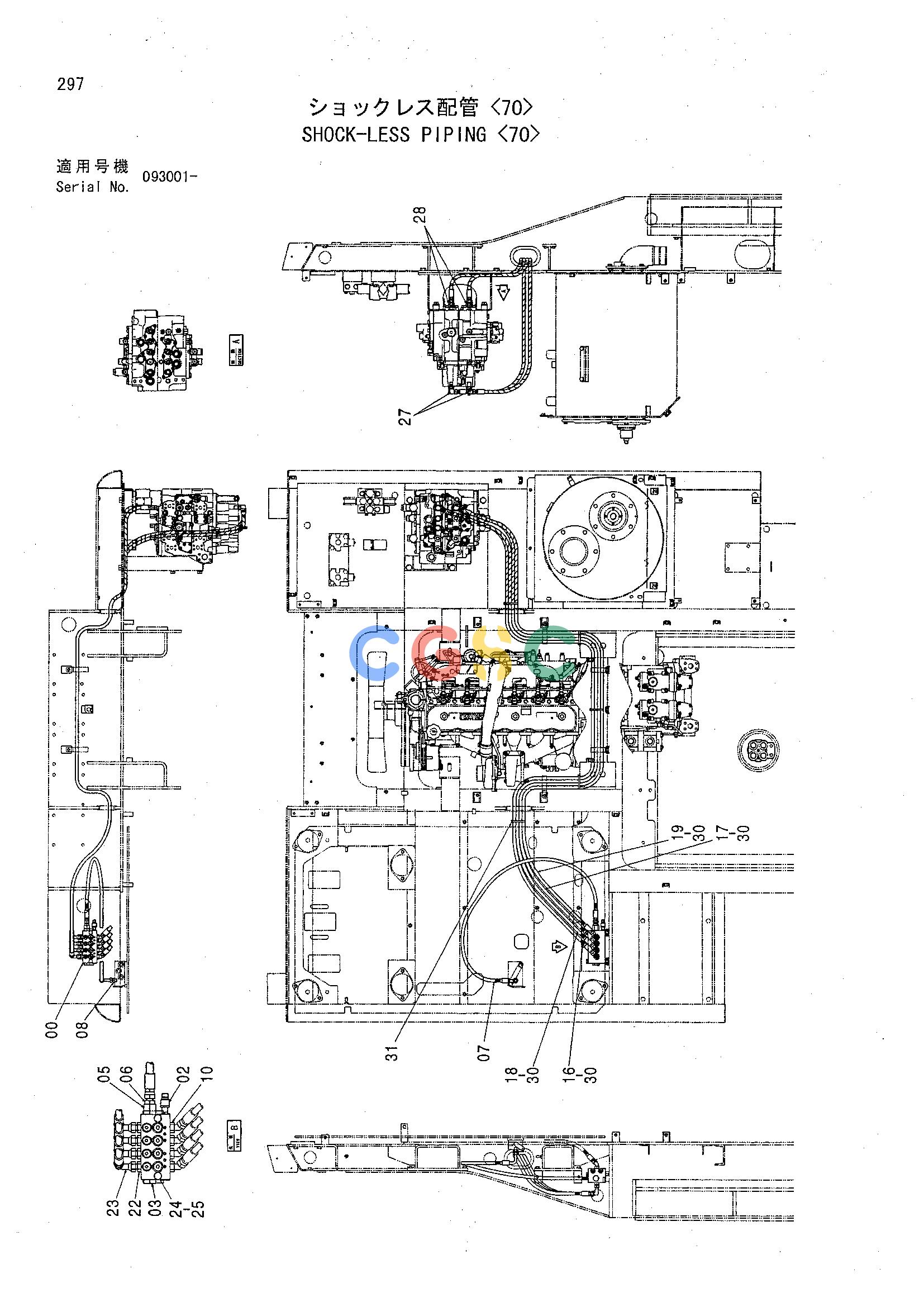 日立零件查询（CHR70）SHOCK-LESS PIPING <70> Hitachi HOP online