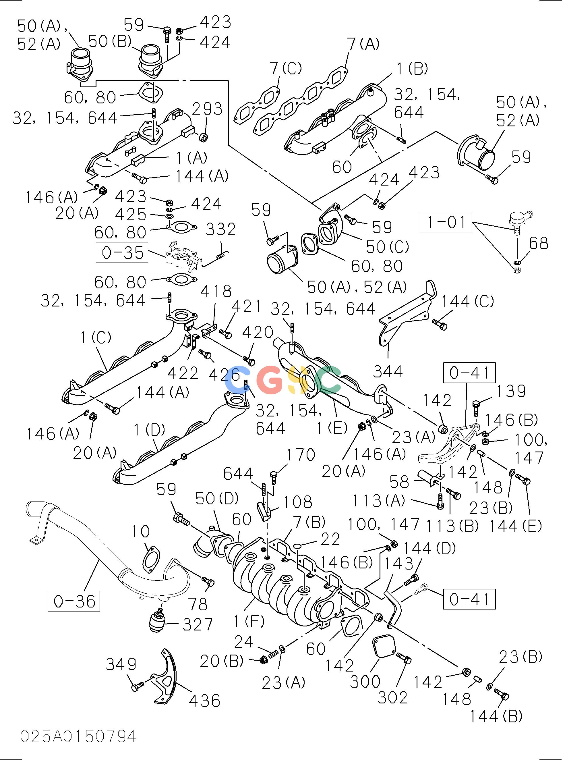 日立零件查询（BX70D）INLET MANIFOLD Hitachi HOP online