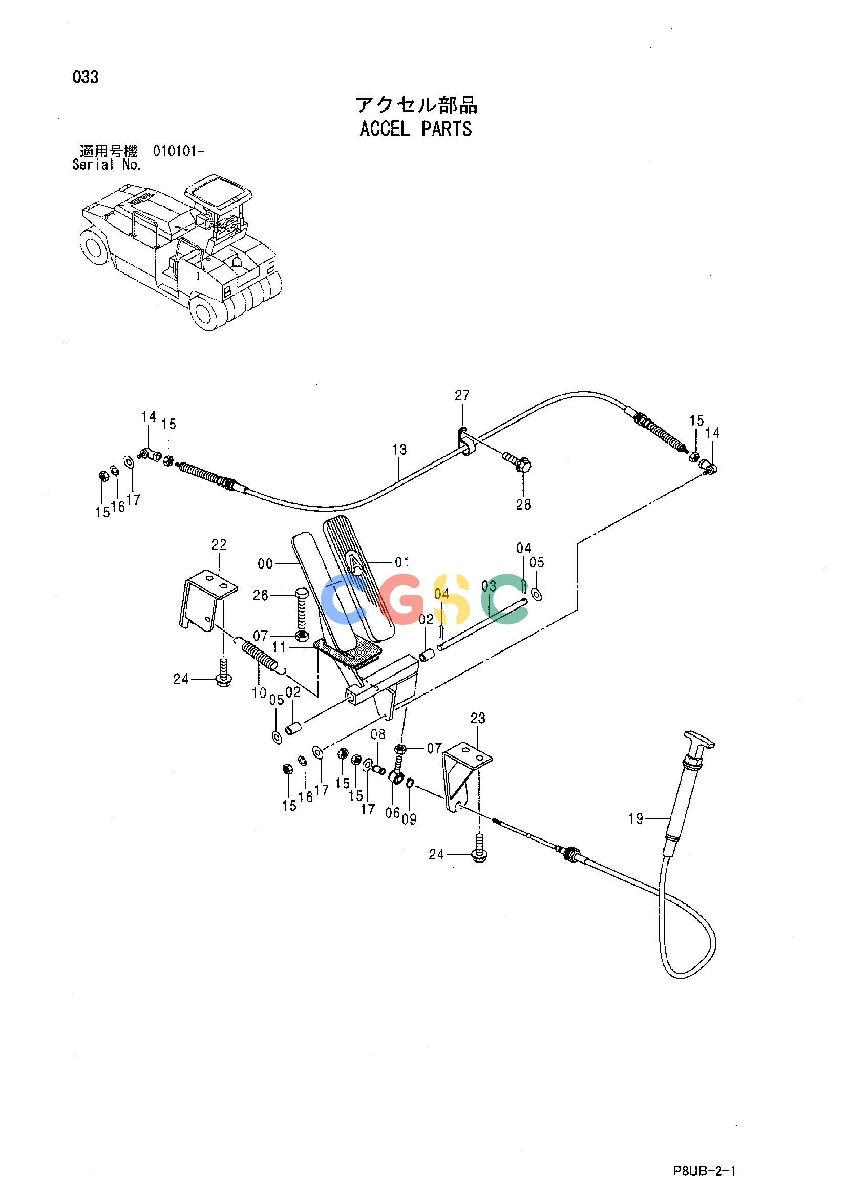 日立零件查询（CP210）ACCEL PARTS Hitachi HOP online