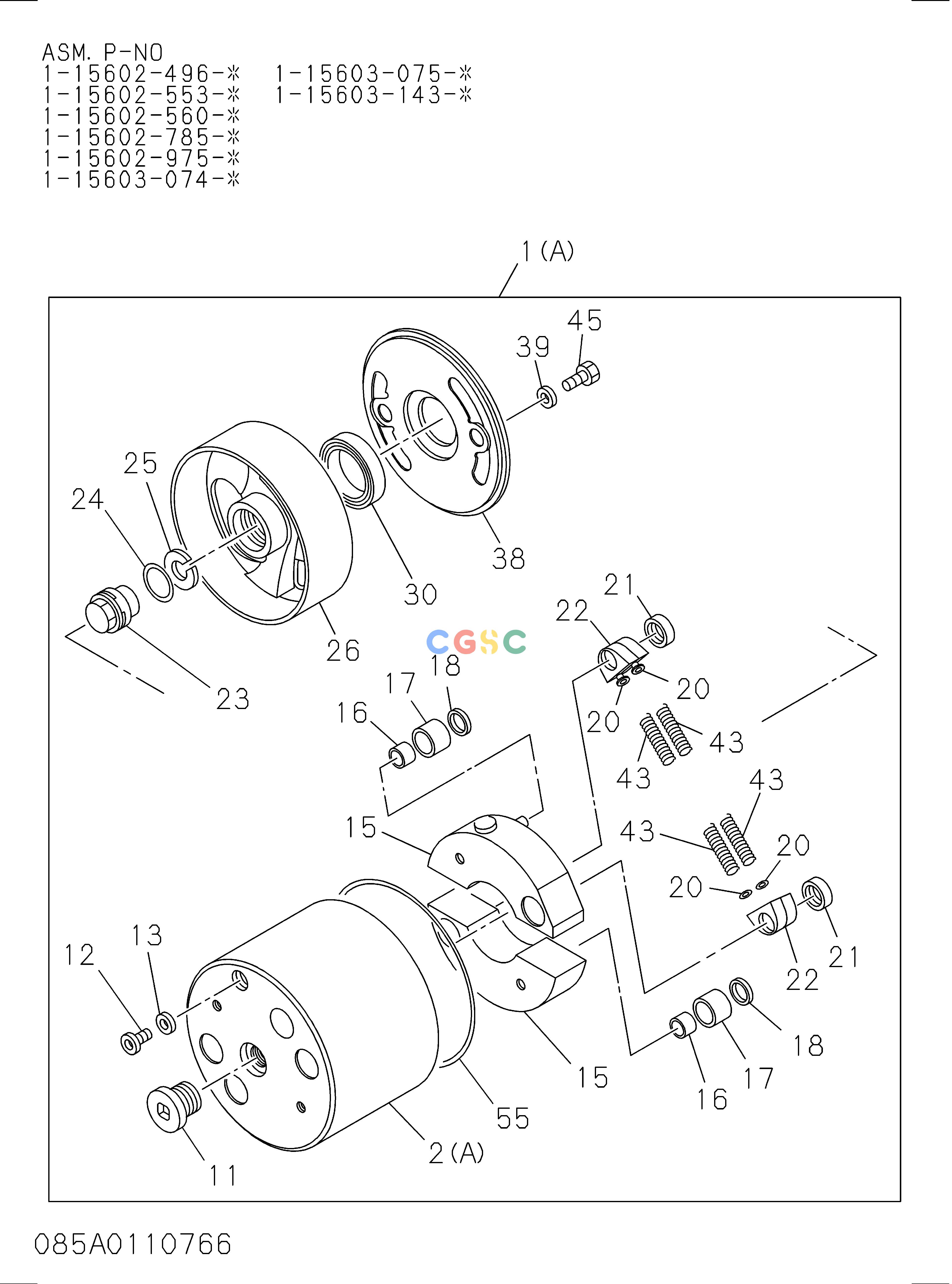 日立零件查询（CD2000）085: AUTO TIMER; INJECTION PUMP Hitachi HOP online