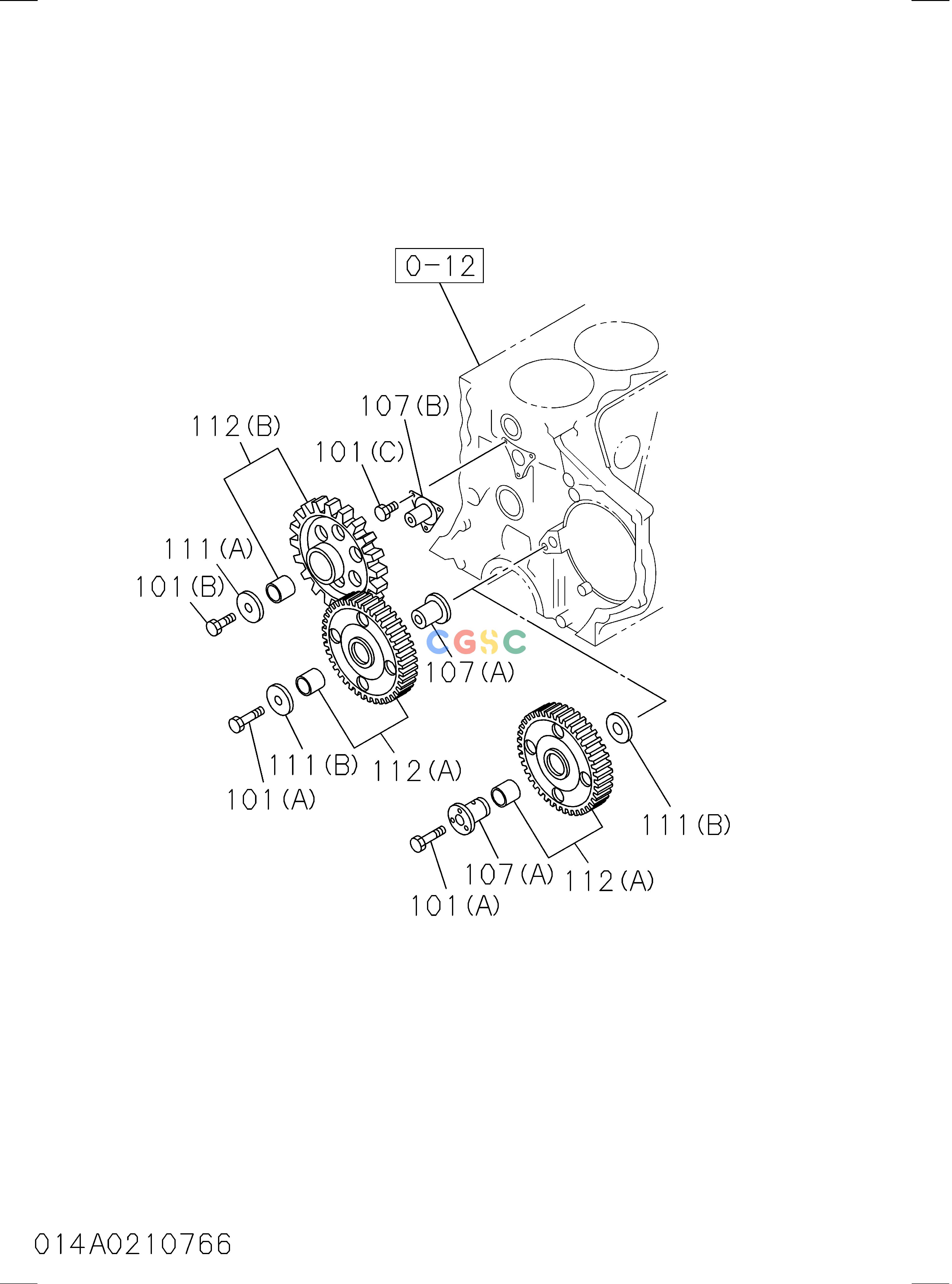 日立零件查询（CD2000）014: CAMSHAFT AND VALVE Hitachi HOP online