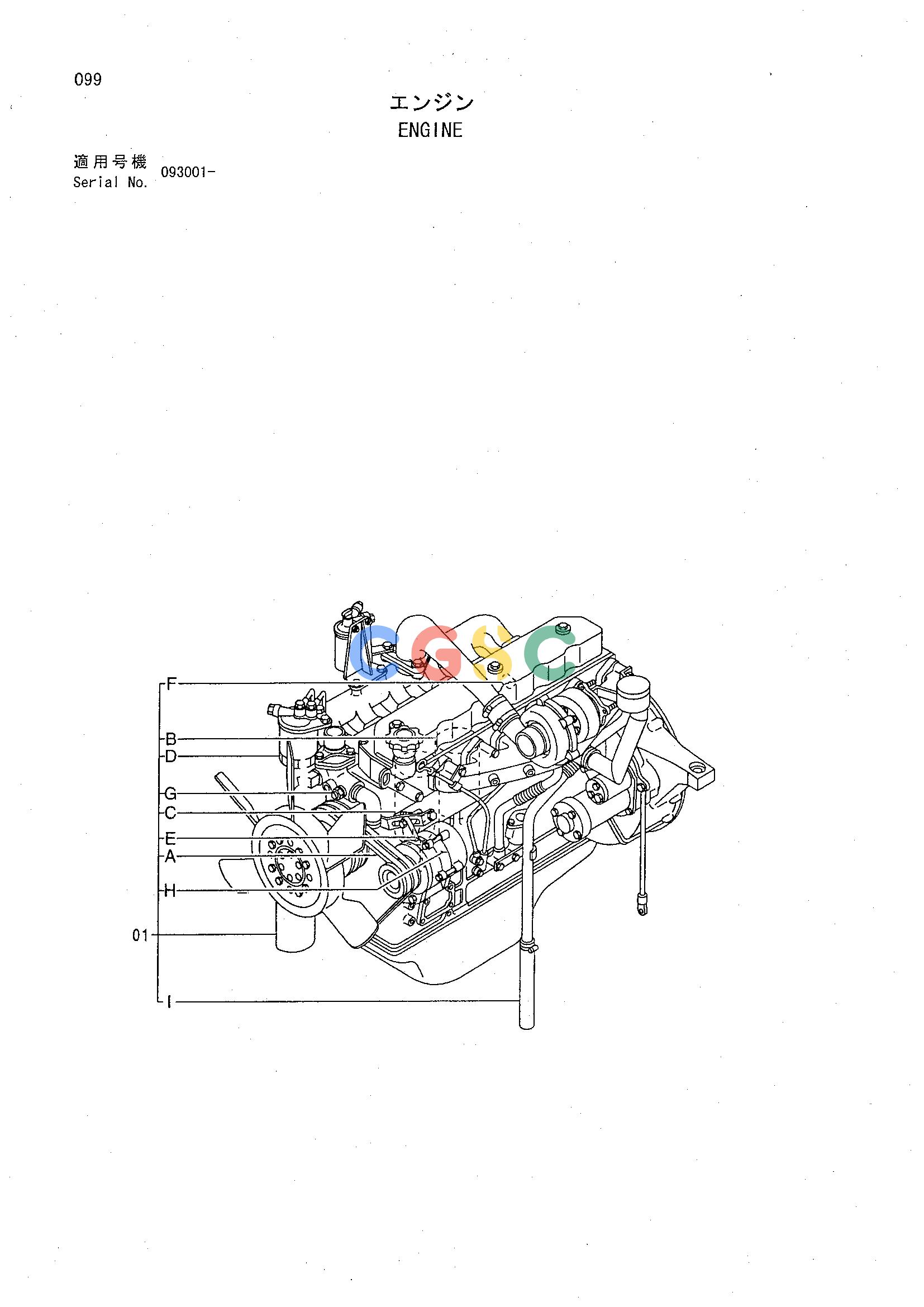 日立零件查询（CHR70）ENGINE Hitachi HOP online
