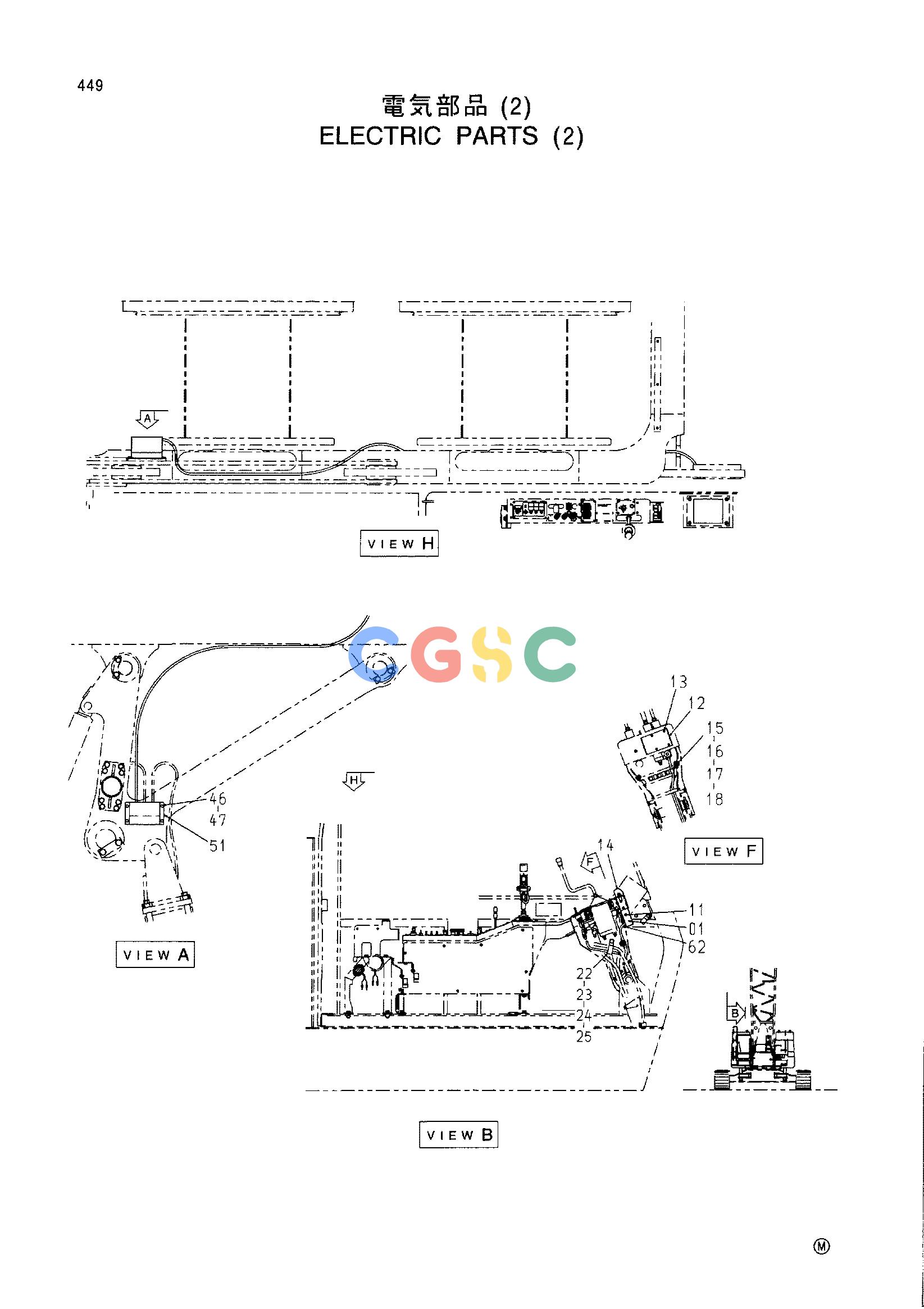 日立零件查询（CX1000）ELECTRIC PARTS (2) Hitachi HOP online