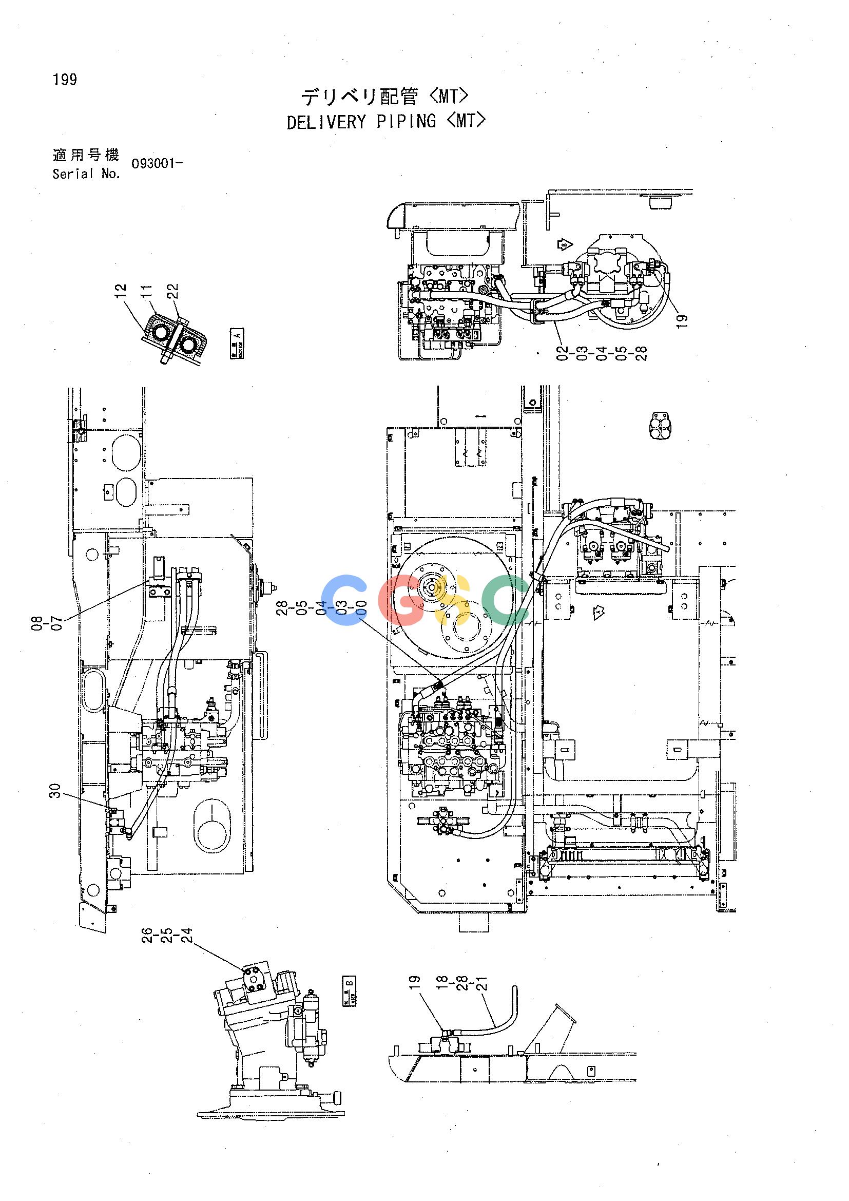 日立零件查询（CHR70）DELIVERY PIPING <MT> Hitachi HOP online