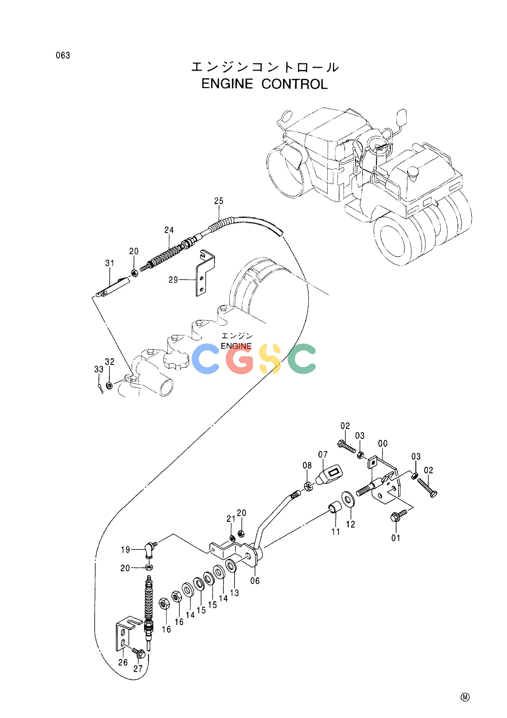 日立零件查询（CC150CW）ENGINE CONTROL Hitachi HOP online