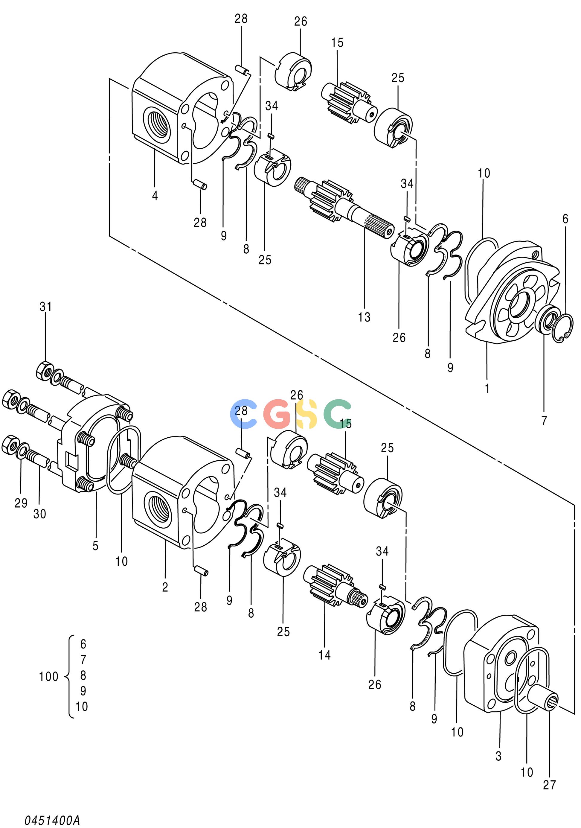 日立零件查询（MA200-G）PUMP;GEAR Hitachi HOP online
