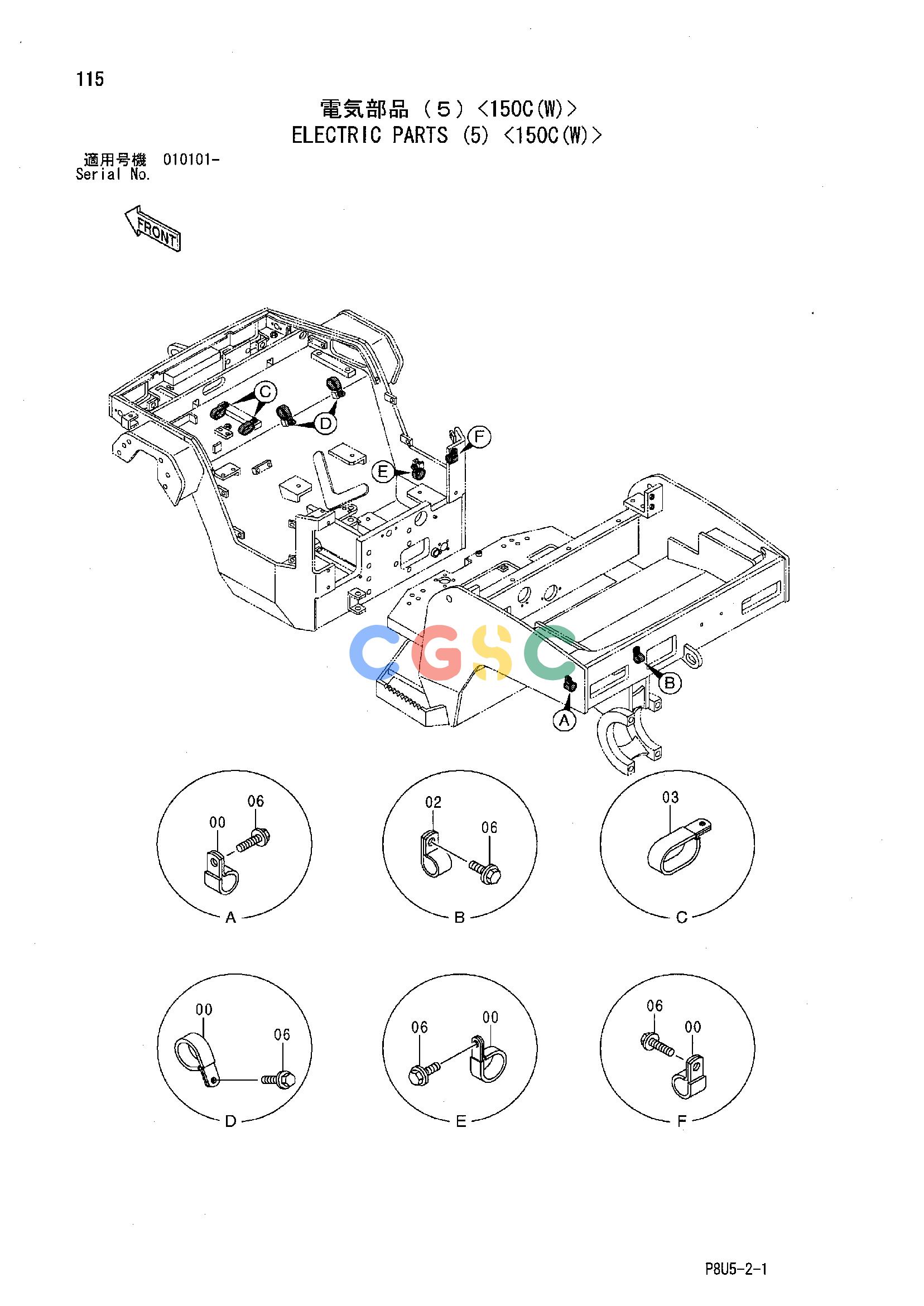 日立零件查询（CC150C-2）ELECTRIC PARTS (5) <150C(W)> Hitachi HOP online
