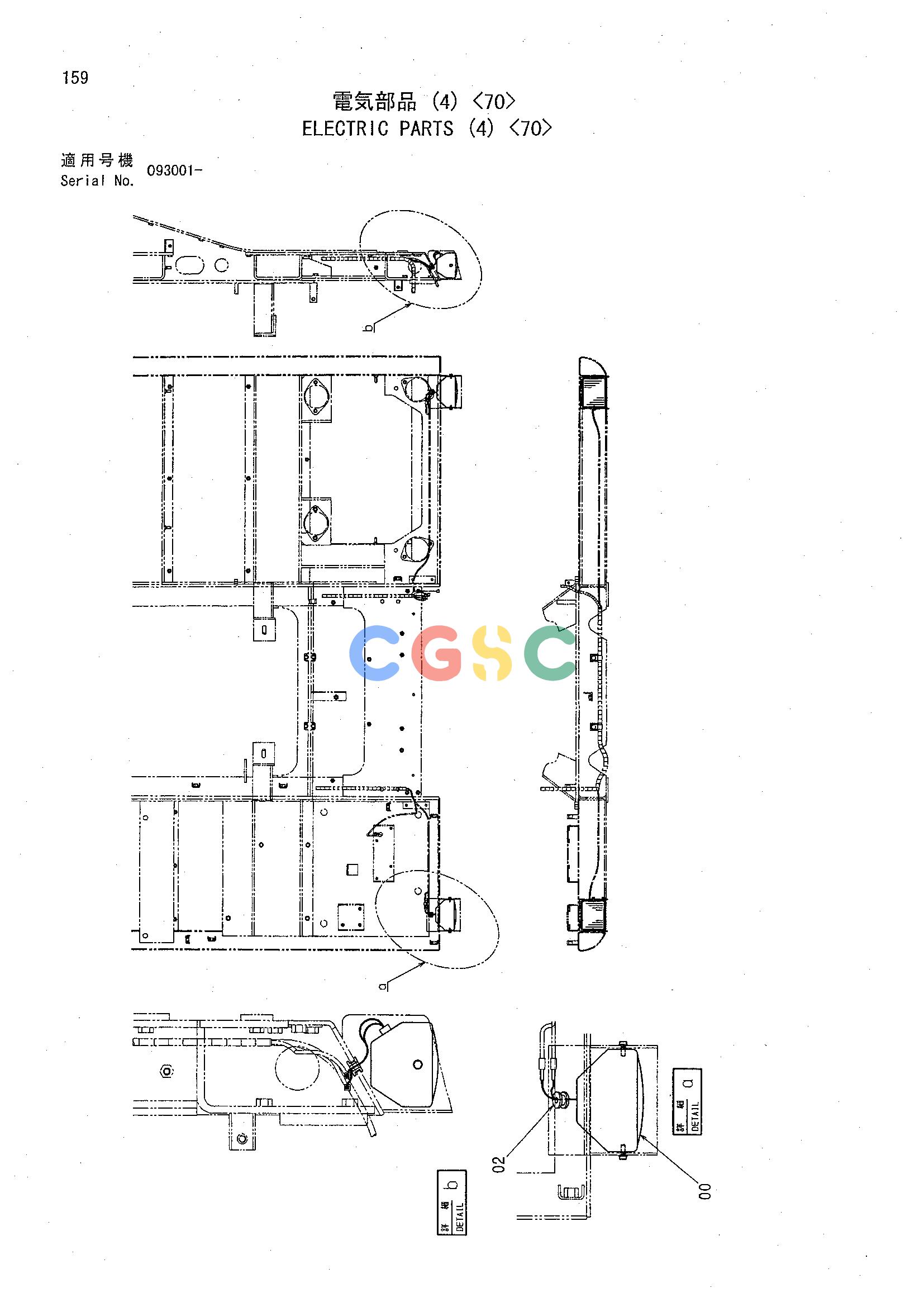 日立零件查询（CHR70）ELECTRIC PARTS (4) <70> Hitachi HOP online