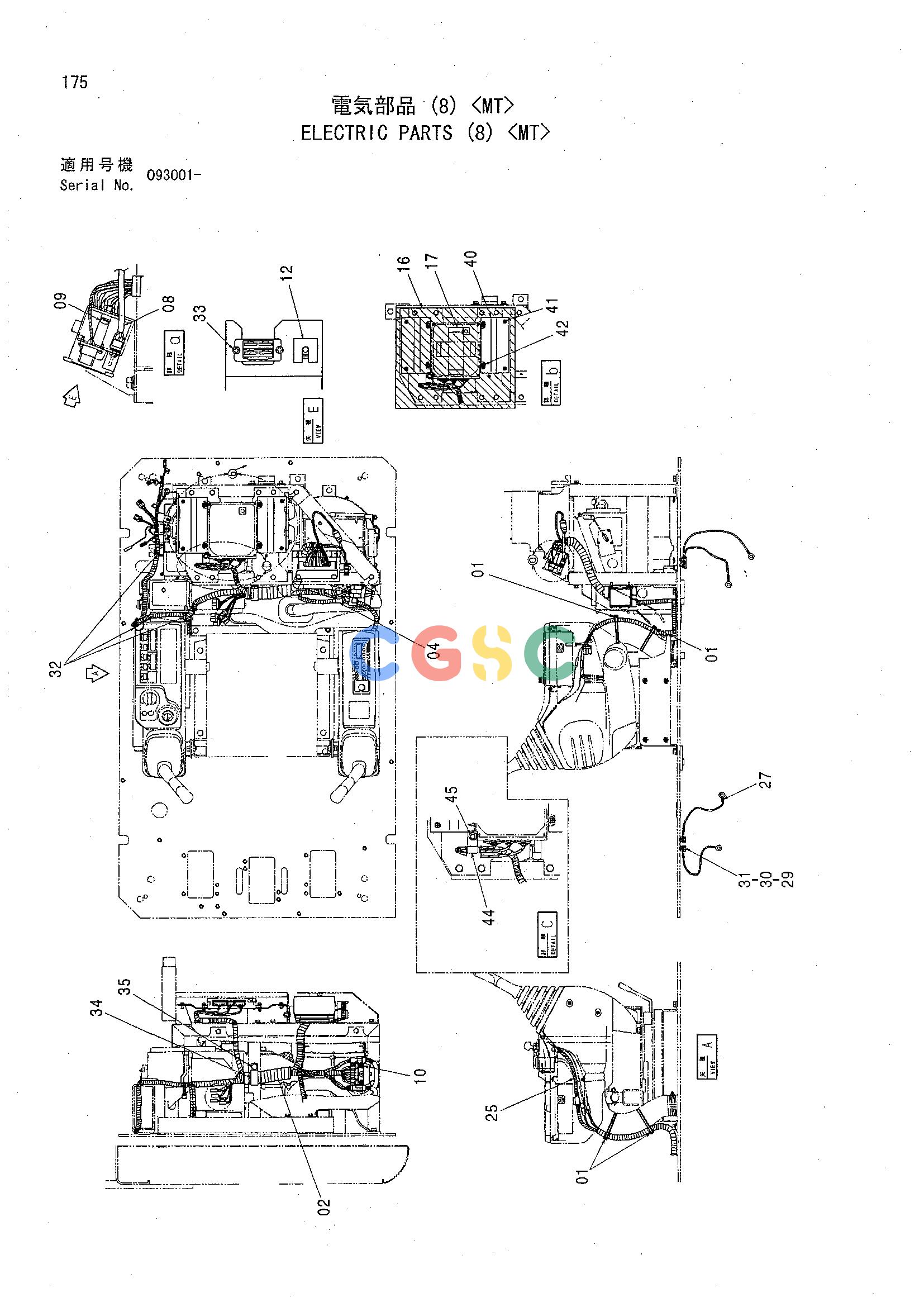 日立零件查询（CHR70）ELECTRIC PARTS (8) <MT> Hitachi HOP online