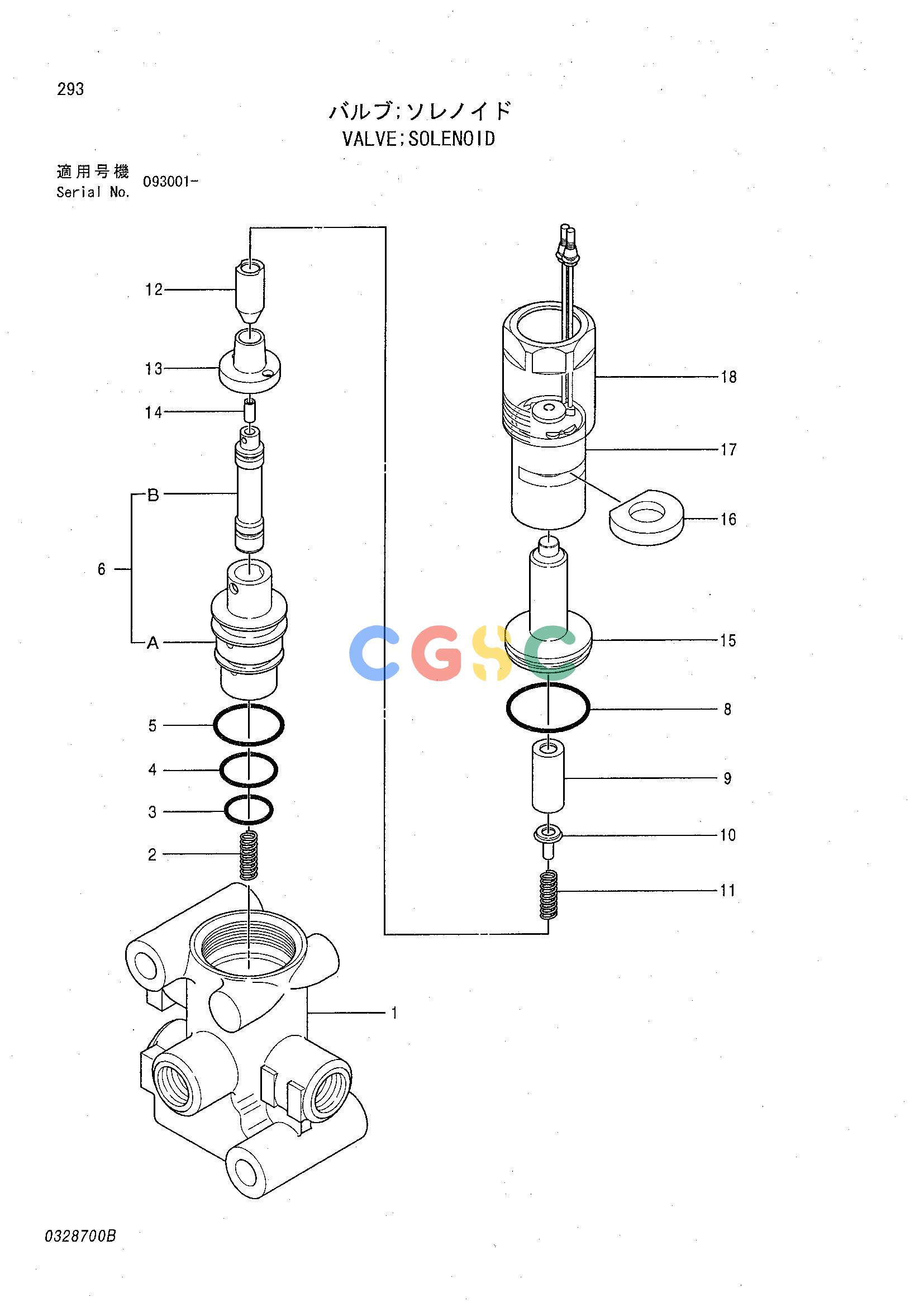 日立零件查询（CHR70）VALVE;SOLENOID Hitachi HOP online