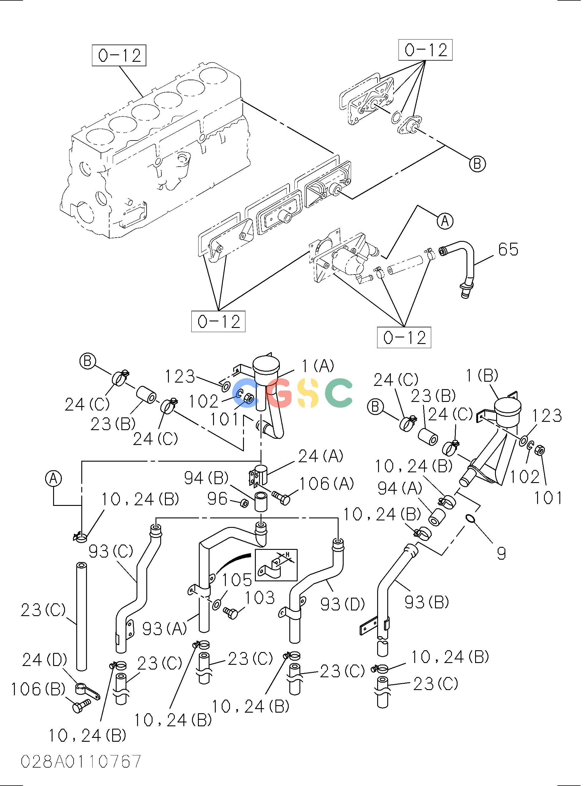 日立零件查询（CG45）VENTILATION SYSTEM Hitachi HOP online