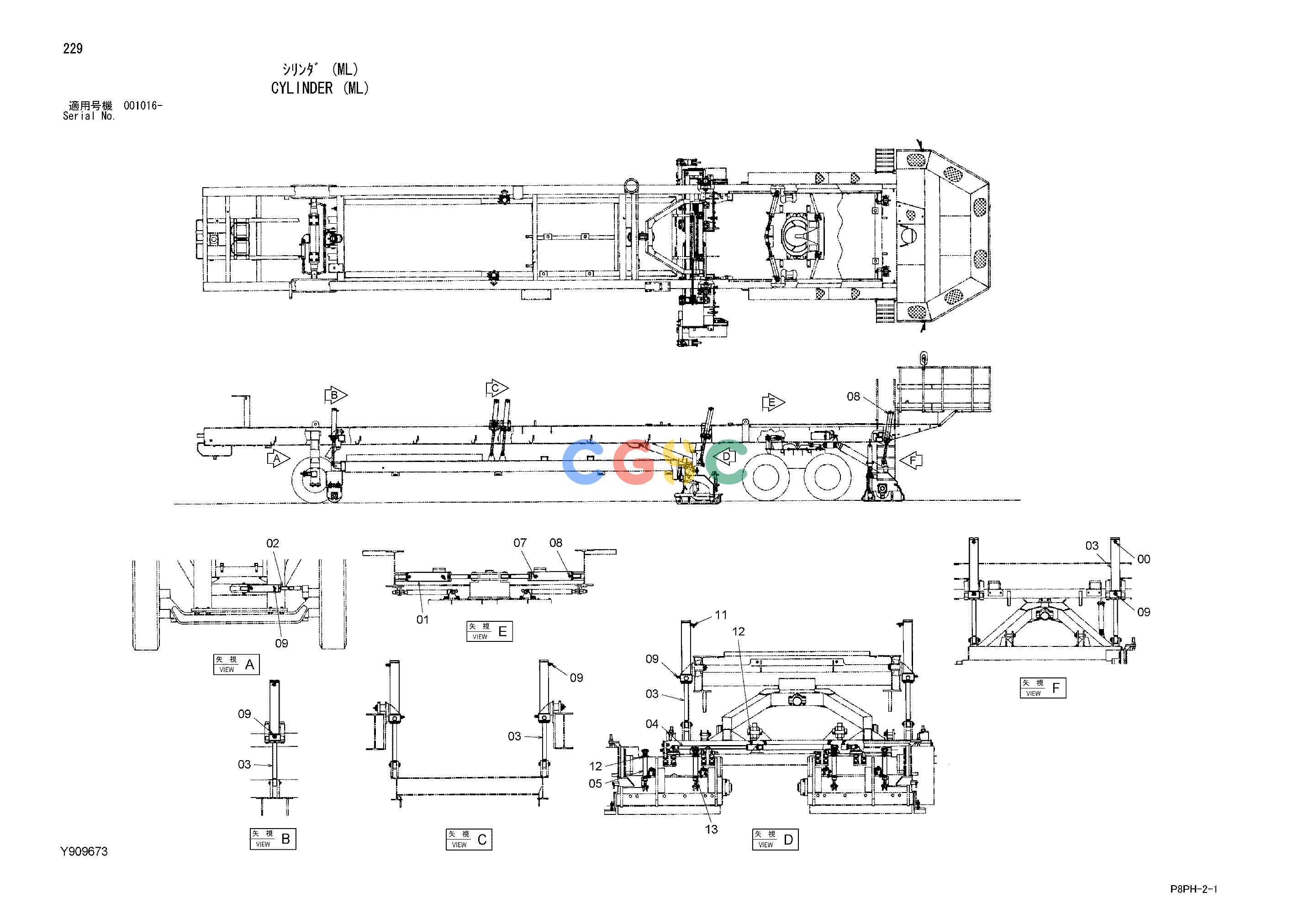 日立零件查询（AR2000）CYLINDER (ML) Hitachi HOP online