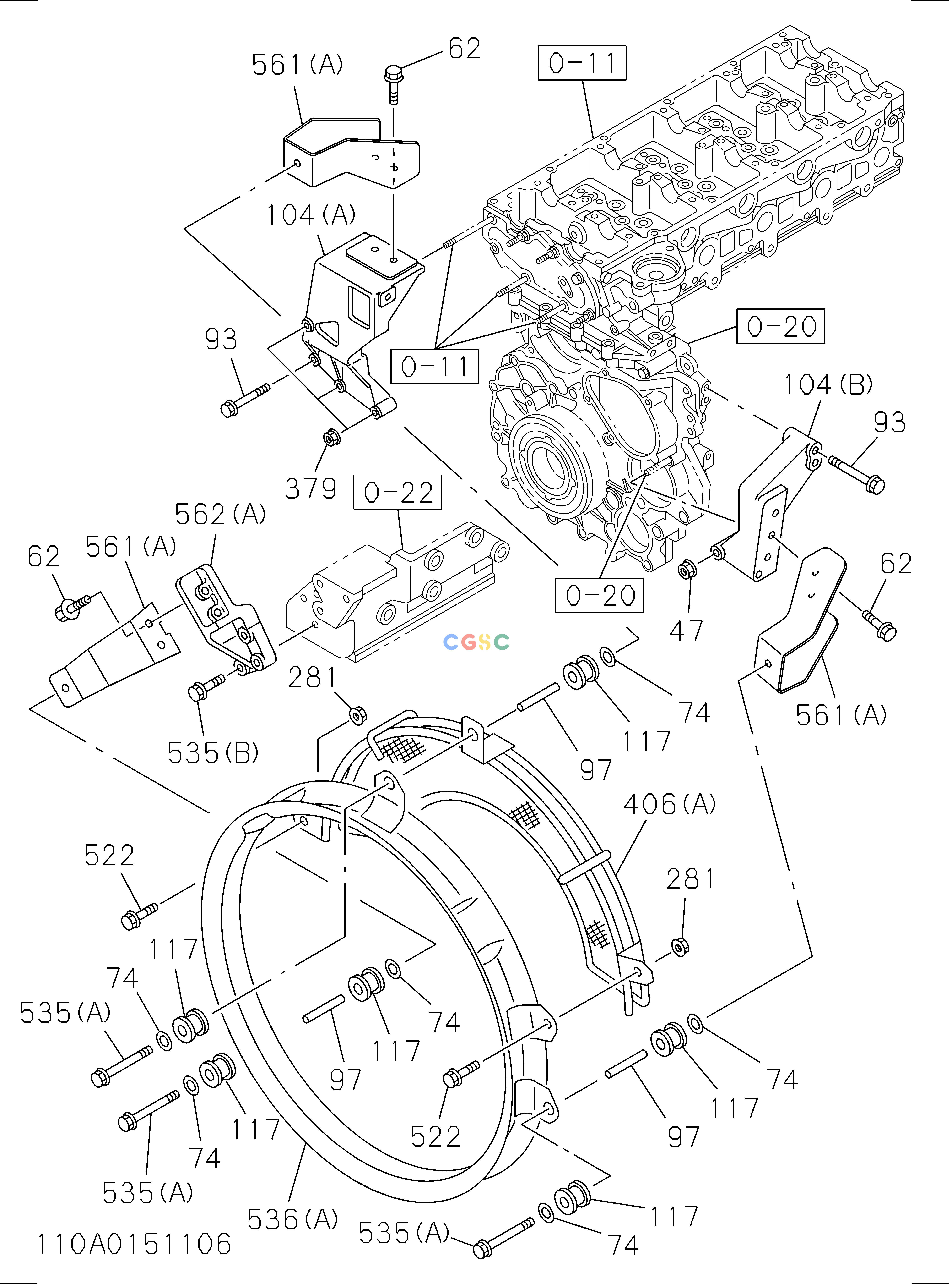 日立零件查询（CP220-3）110: RADIATOR Hitachi HOP online