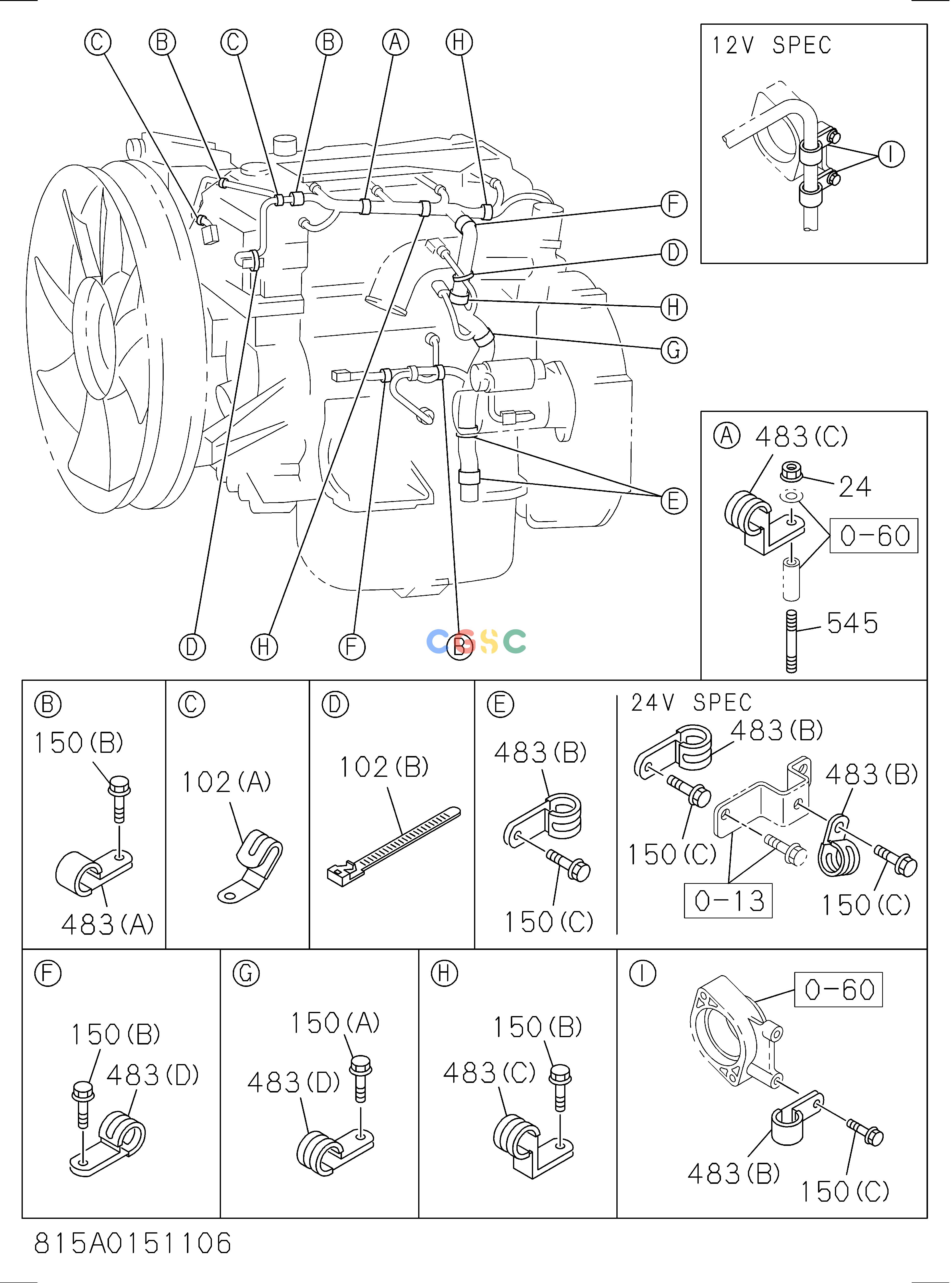 日立零件查询（CP220-3）815: FIXING PARTS; WIRING HARNESS Hitachi HOP online