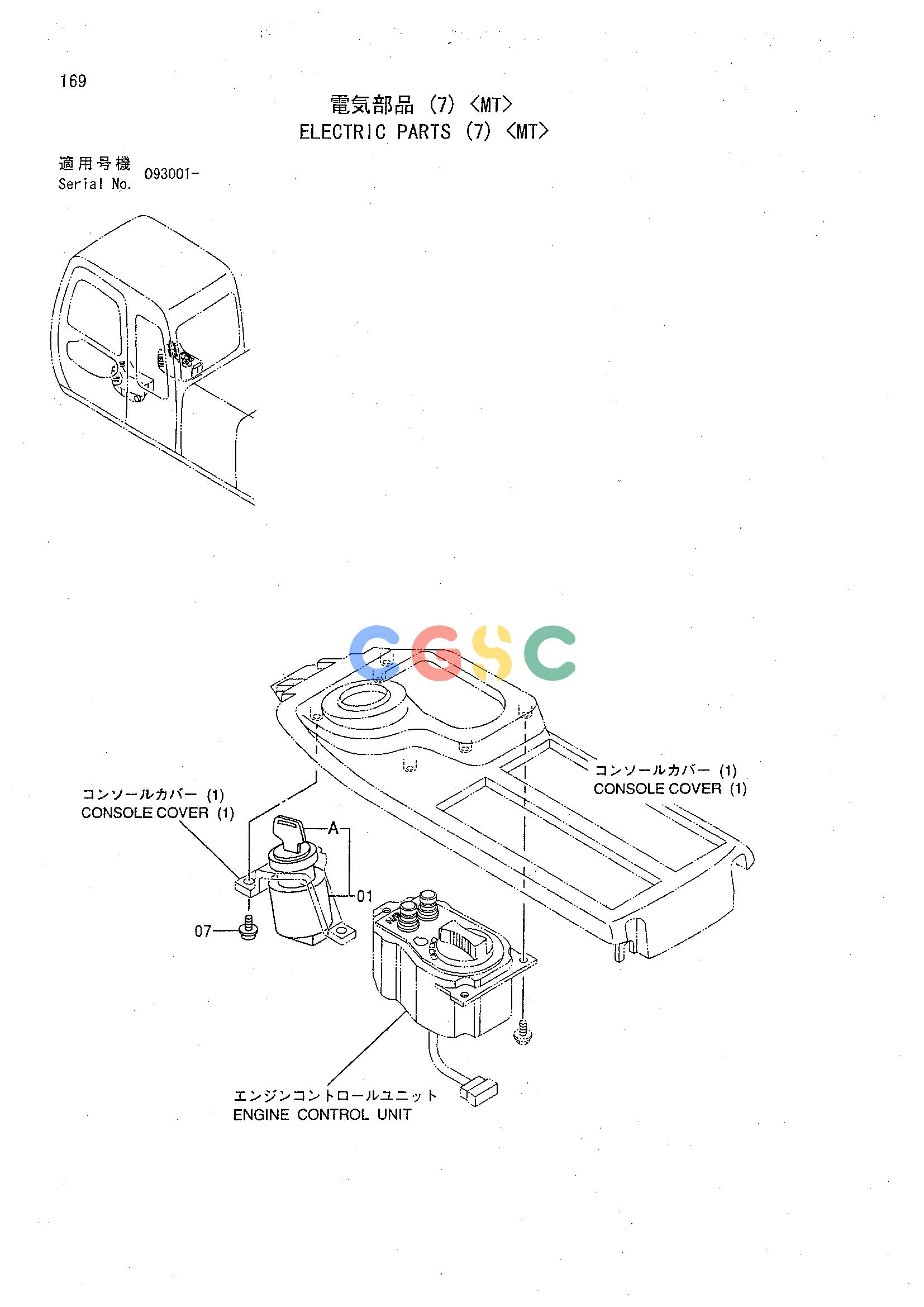 日立零件查询（CHR70）ELECTRIC PARTS (7) <MT> Hitachi HOP online