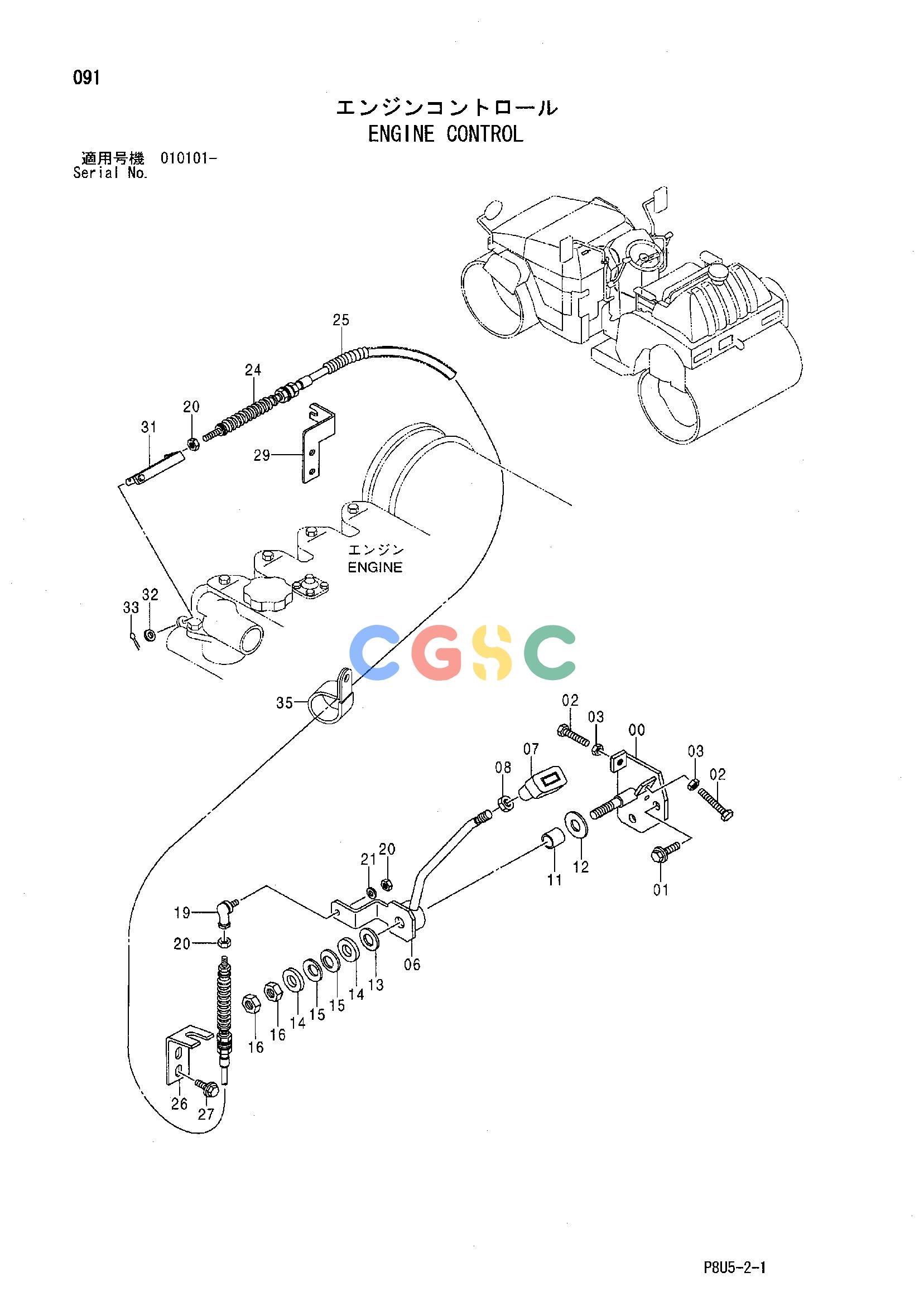 日立零件查询（CC150C-2）ENGINE CONTROL Hitachi HOP online