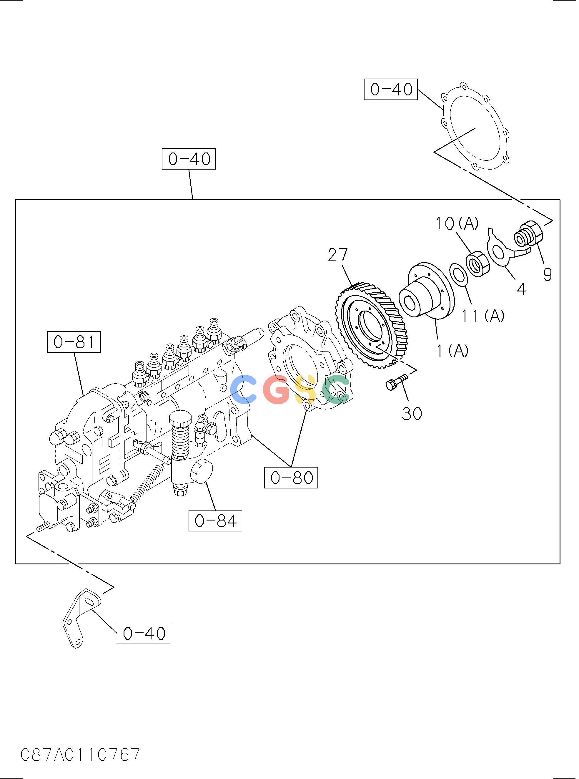 日立零件查询（CG45）COUPLING; INJECTION PUMP Hitachi HOP online