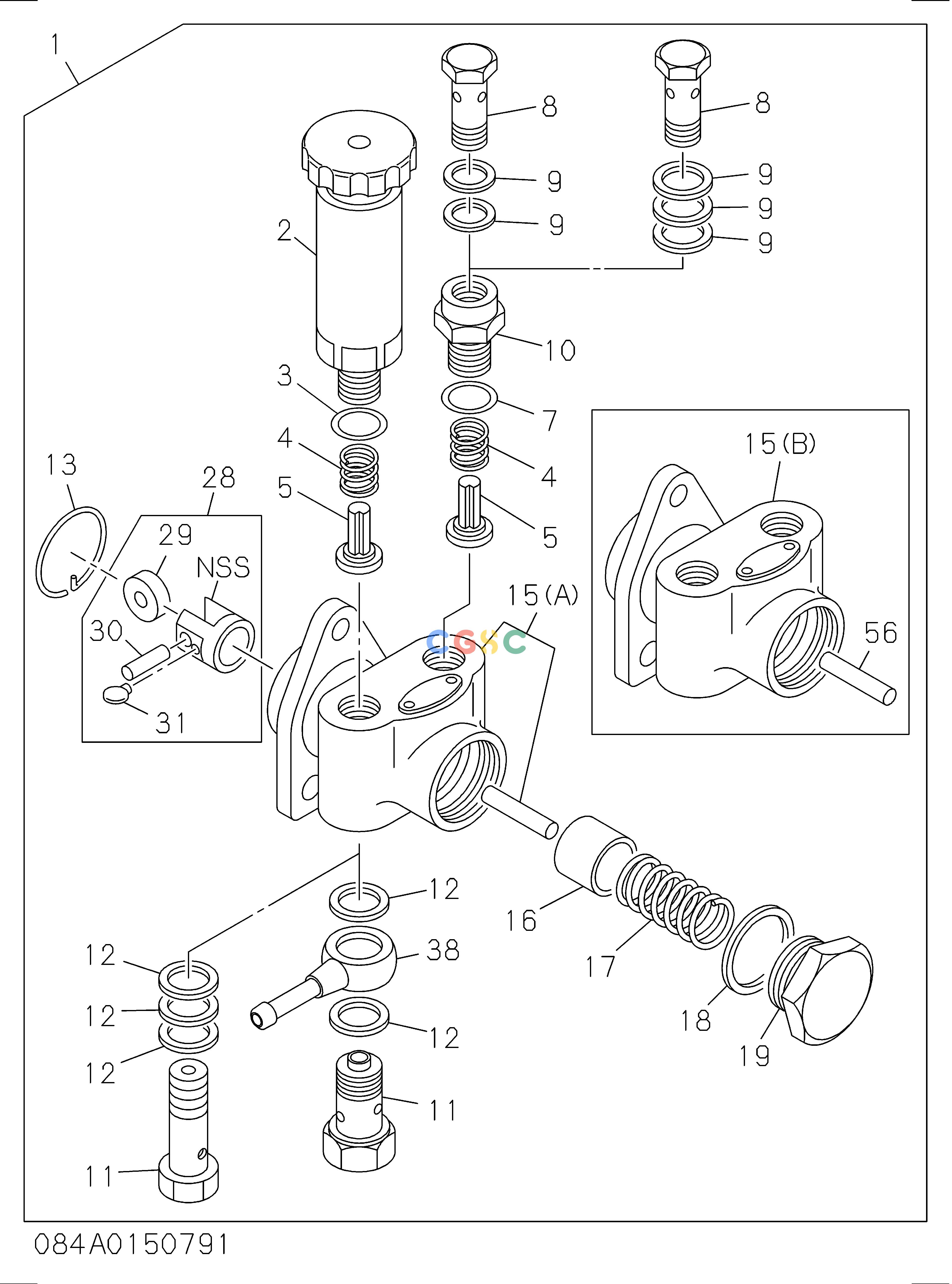 日立零件查询（EX135USR）084: FEED PUMP; INJECTION PUMP Hitachi HOP online