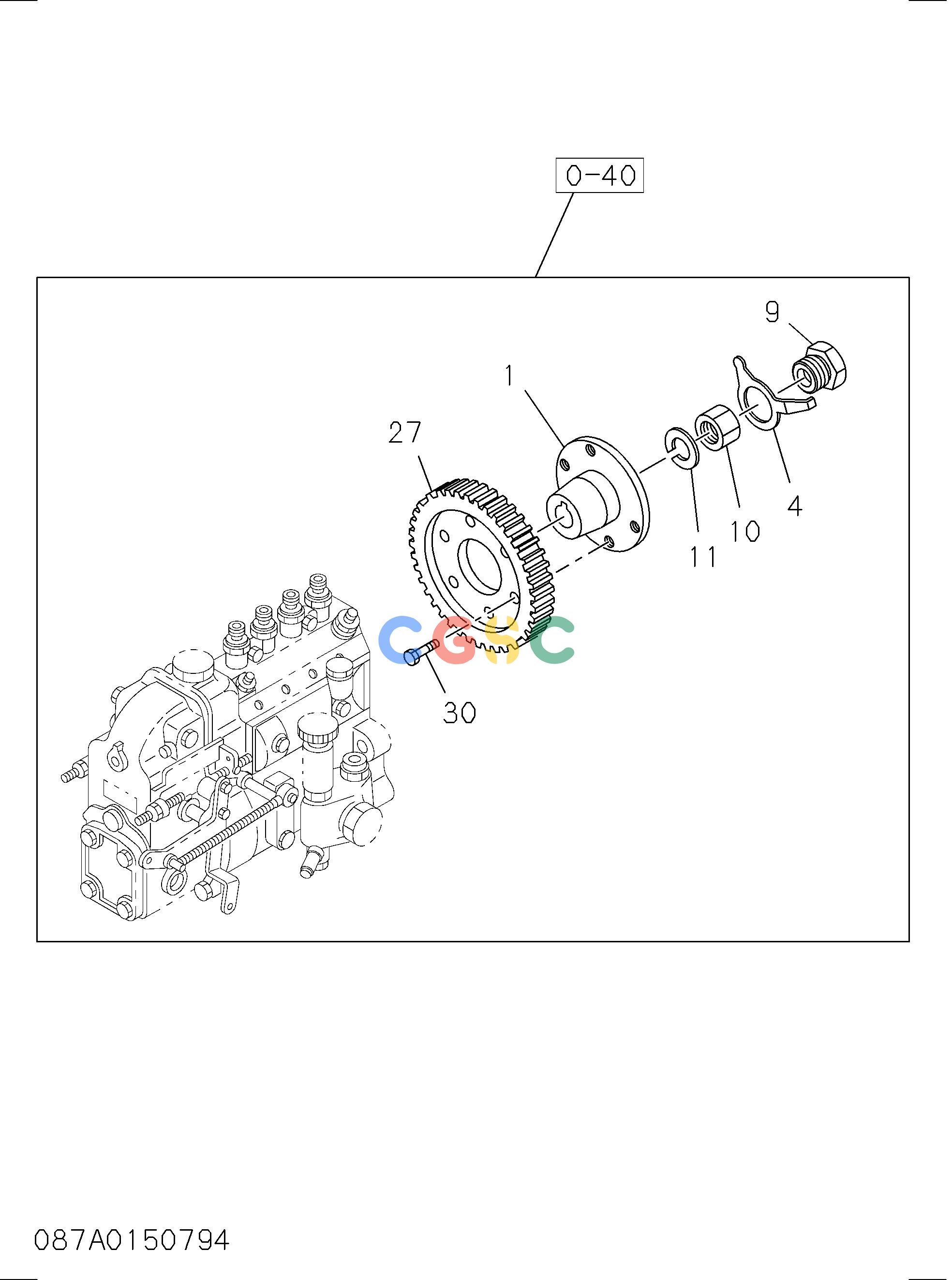 日立零件查询（BX70D）COUPLING; INJECTION PUMP Hitachi HOP online