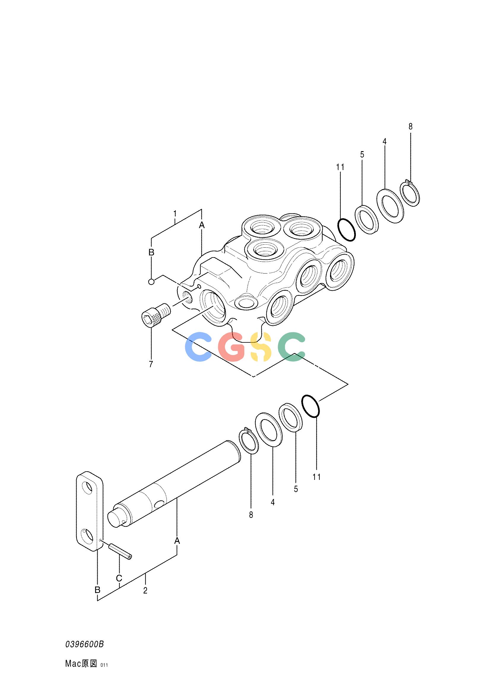 日立零件查询（CX2000）LOCK VALVE Hitachi HOP online