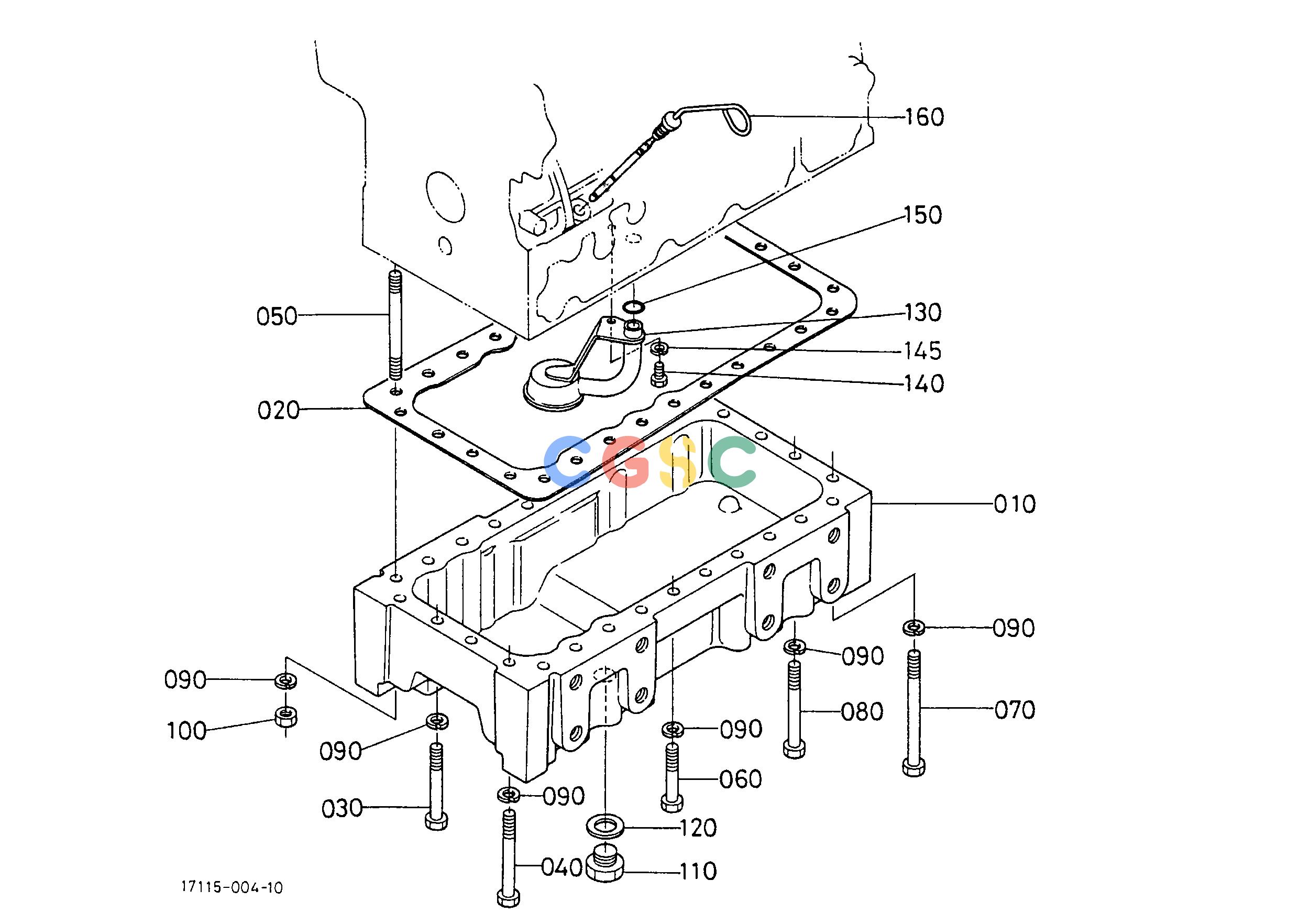 久保田零件查询T00203 OIL PAN ENGINEEPC Kubota online