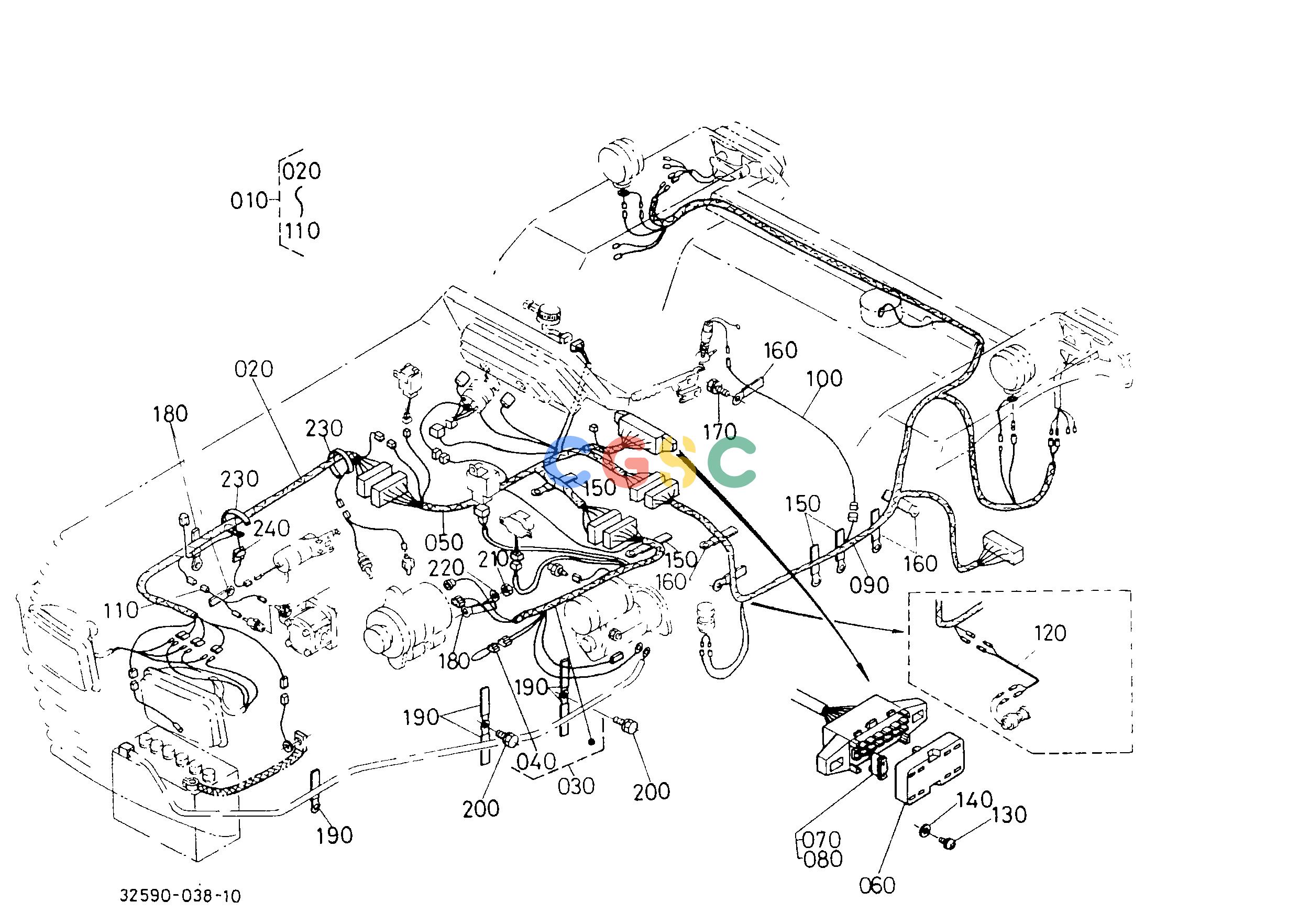 久保田零件查询T04906 ELECTRICAL WIRING (HDT-W) [A] [OLD TYPE] ## S.No.:L5450DT;<=60314 ELECTRICAL SYSTEMEPC Kubota online